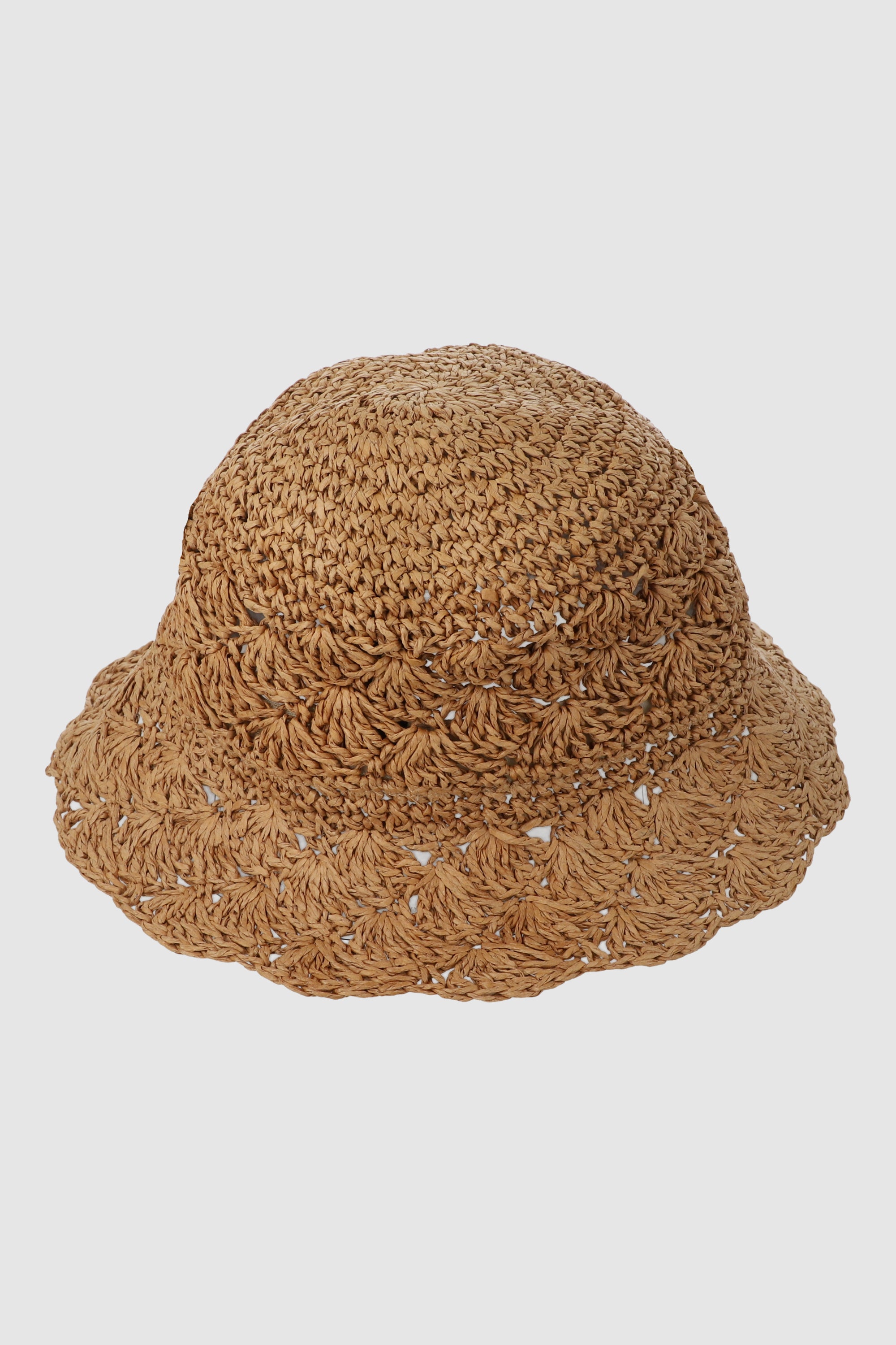 Bucket hat efcto crochet CAFE