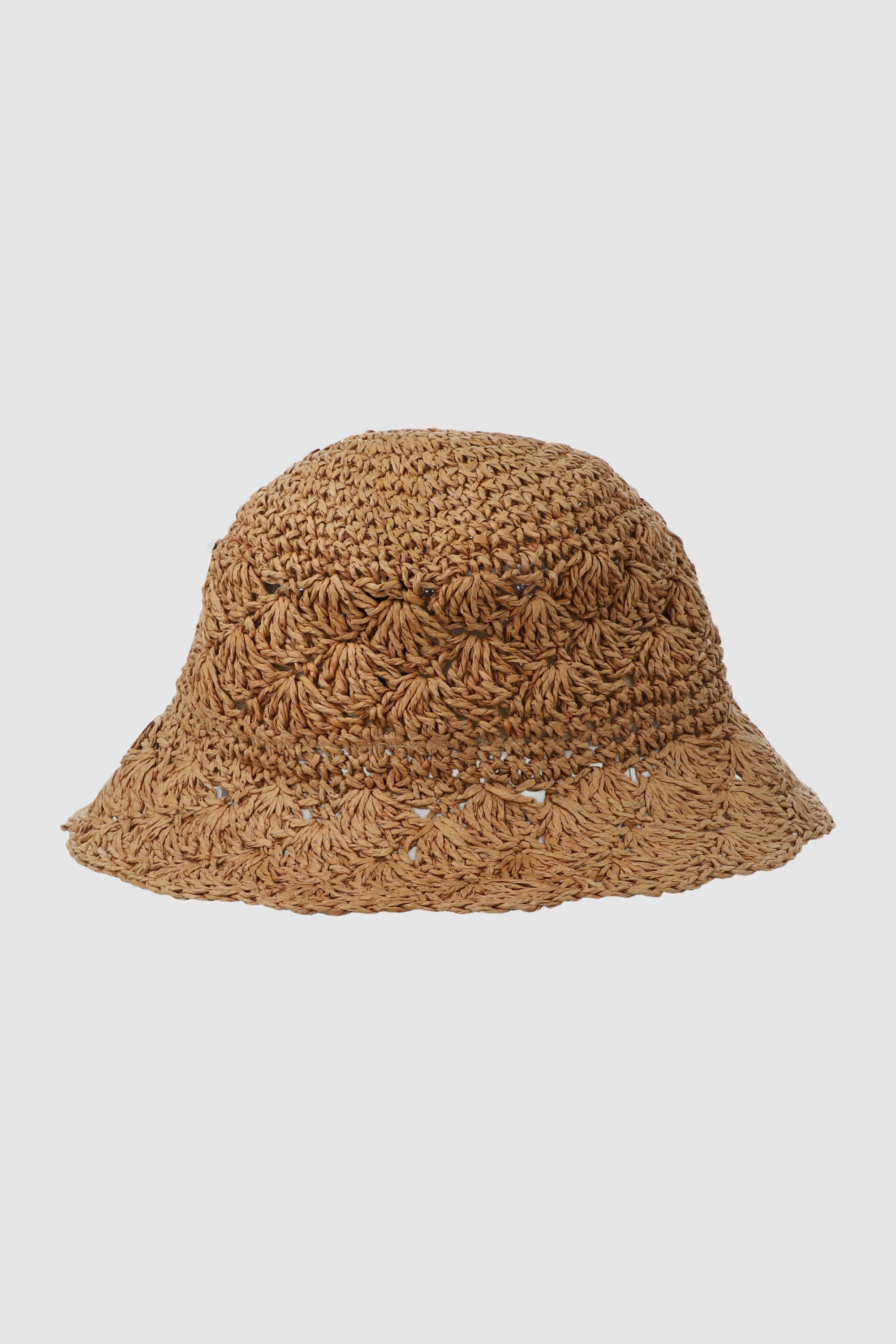 Bucket hat efcto crochet CAFE