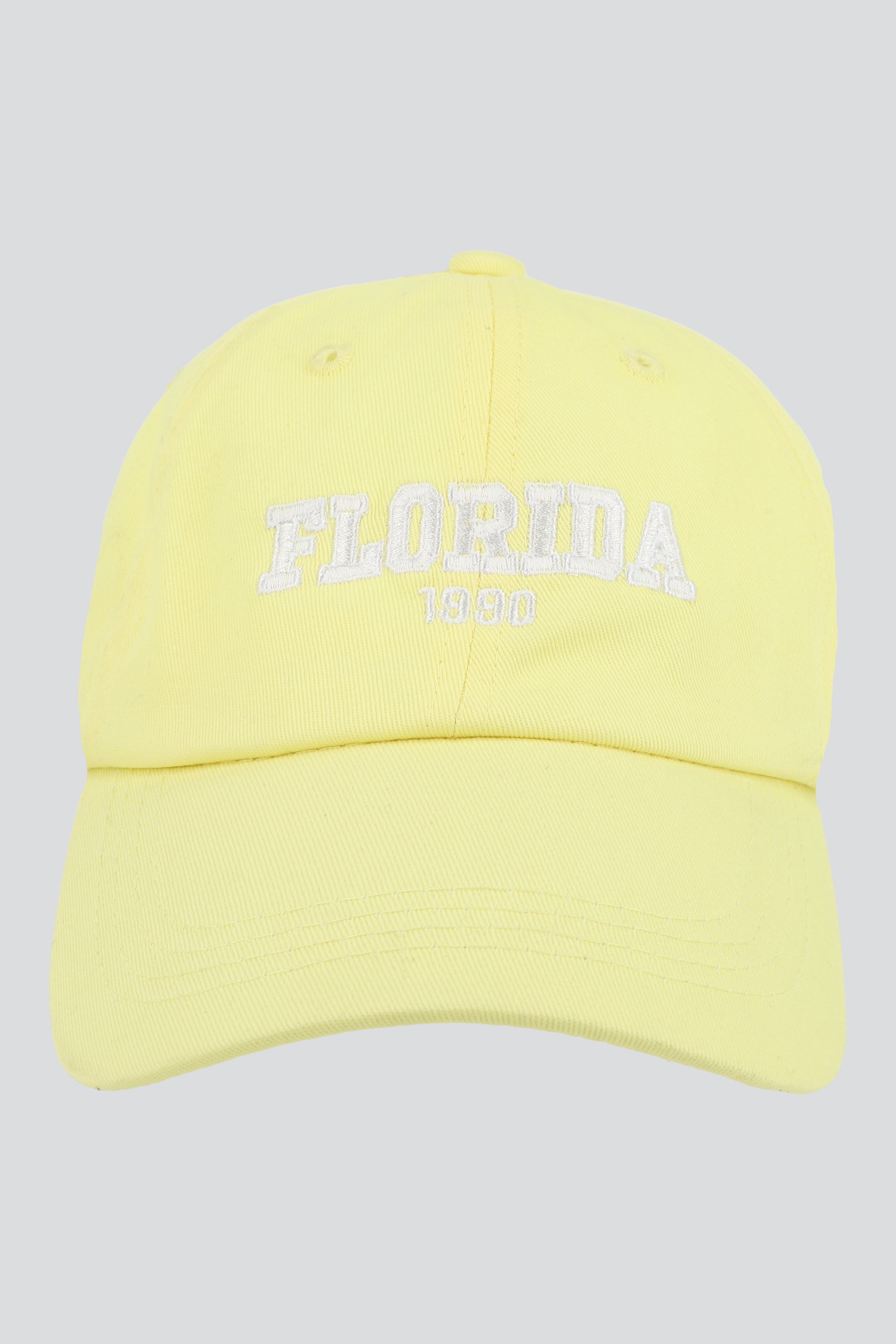 Gorra florida AMARILLO PASTEL