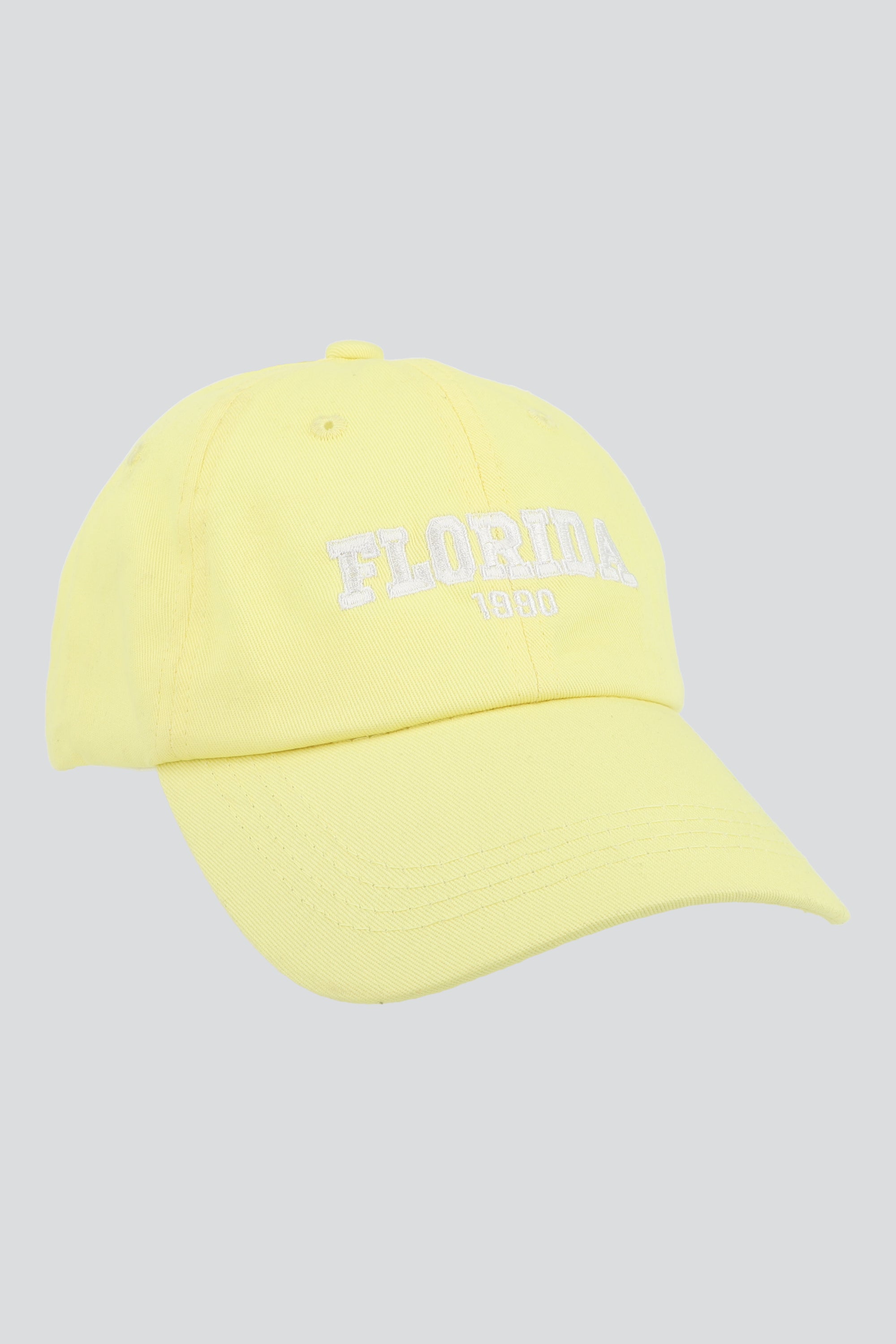 Gorra florida AMARILLO PASTEL