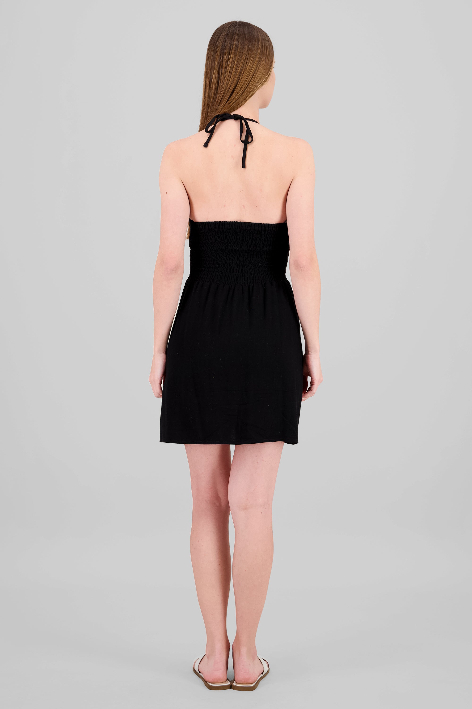 Vestido cutout mini NEGRO