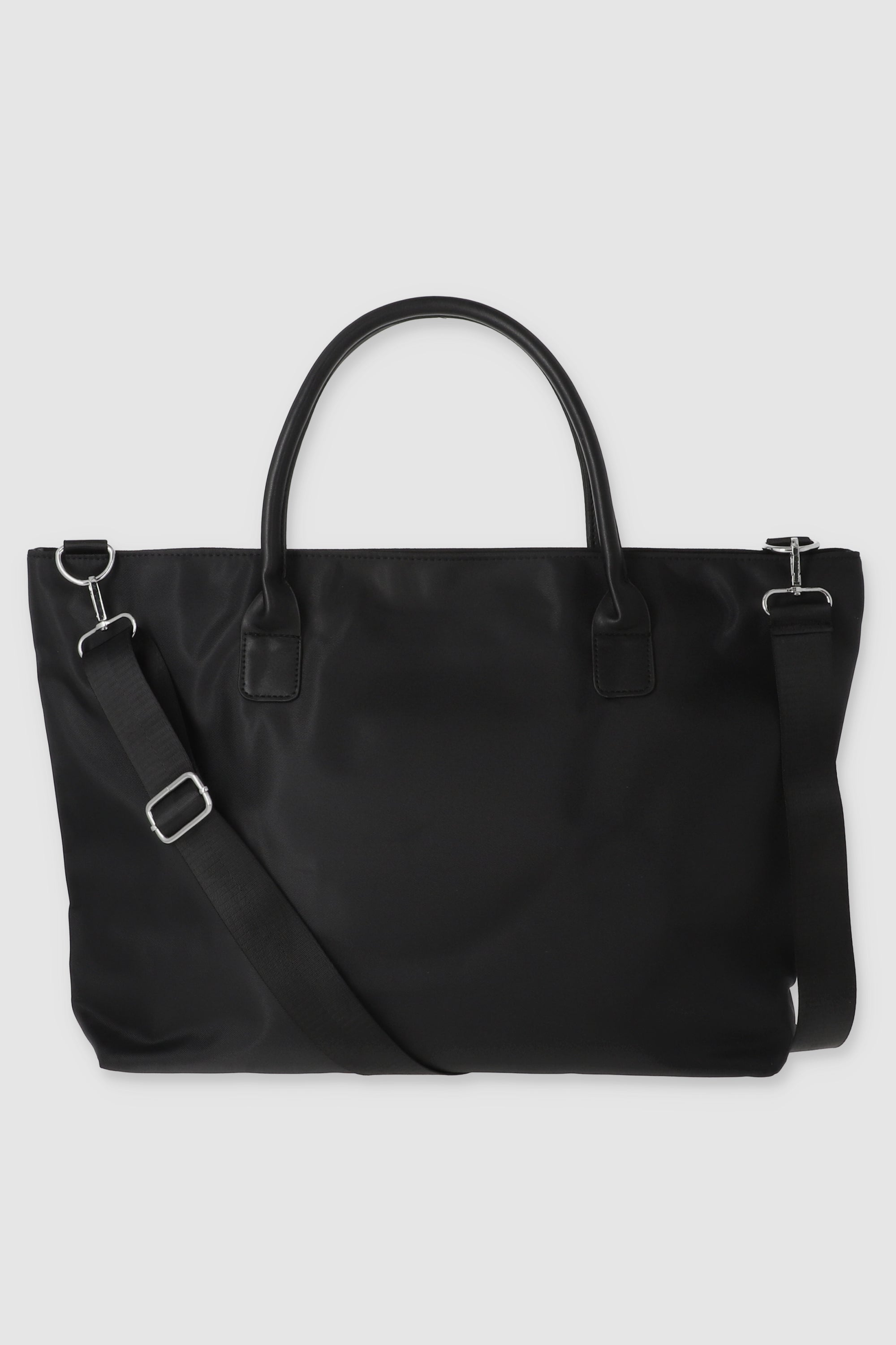 Bolsa tote grande loneta NEGRO