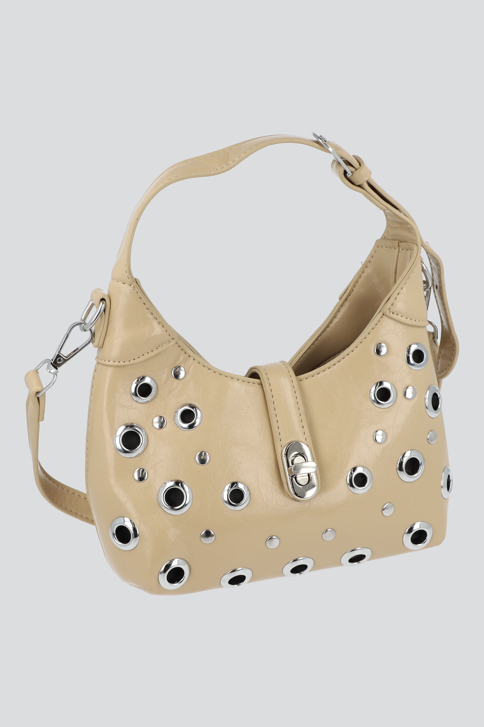 Bolsa hombreo eyelets TAUPE