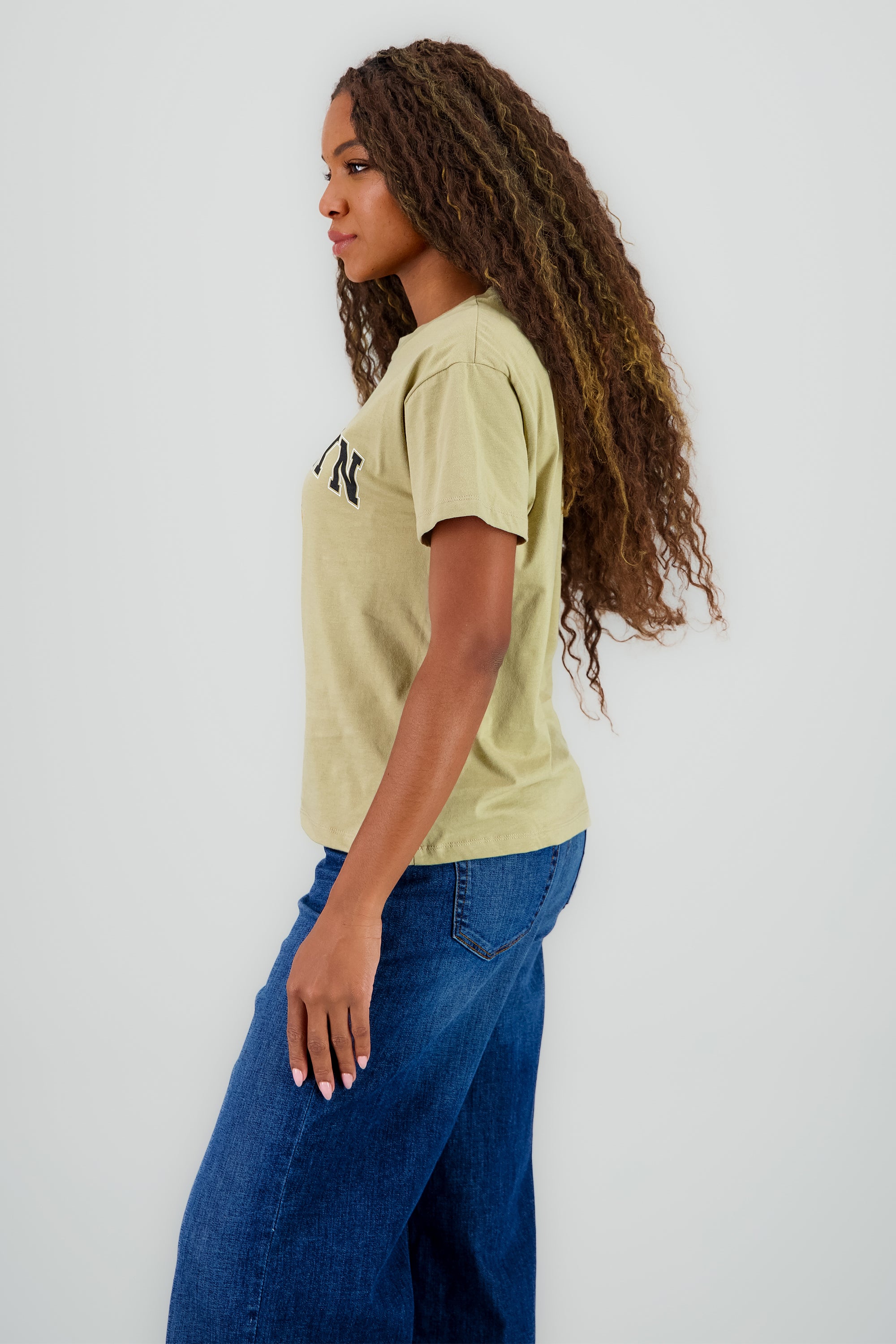 Playera Manga Corta Osito Brooklyn BEIGE
