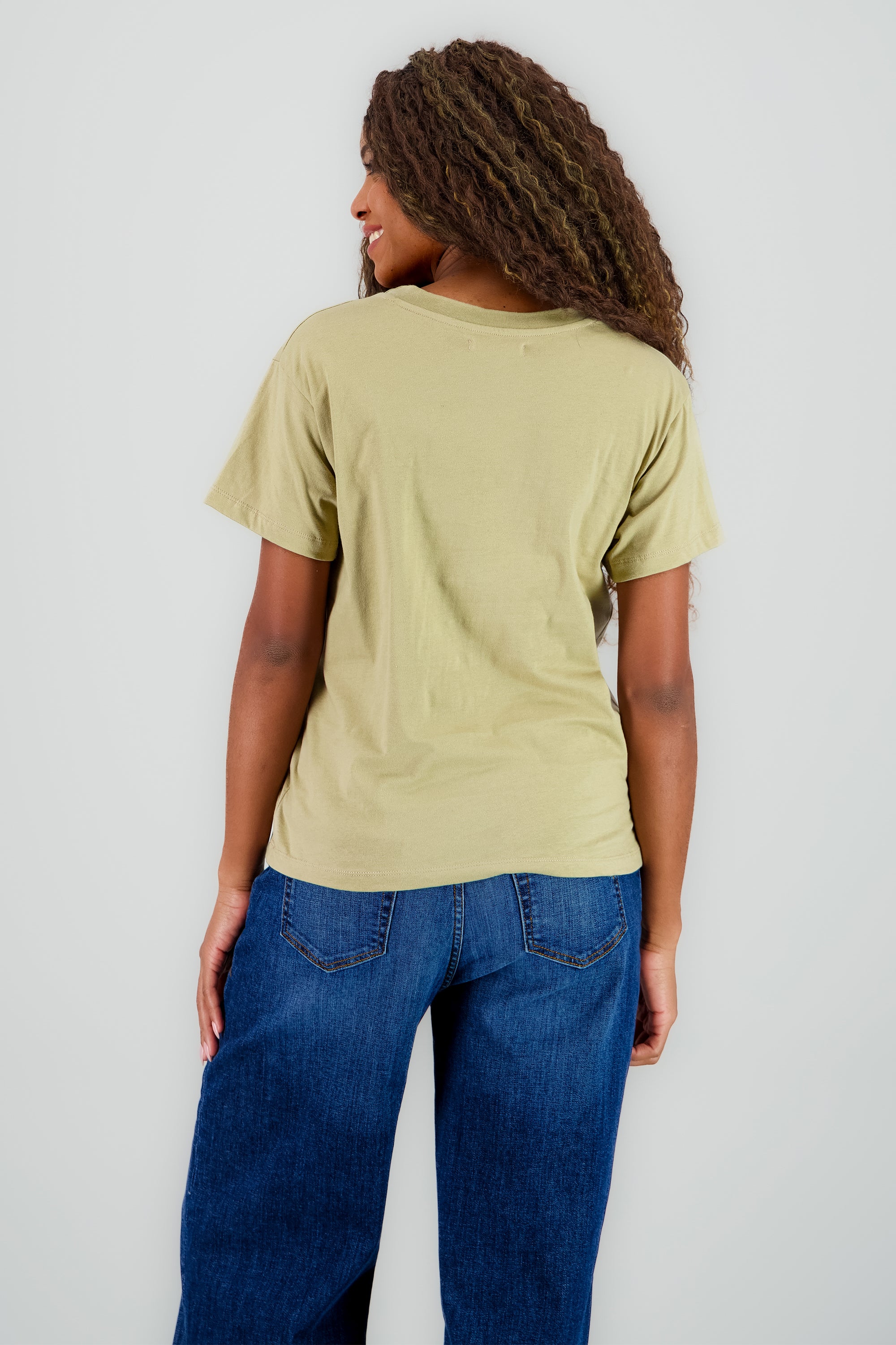 Playera Manga Corta Osito Brooklyn BEIGE
