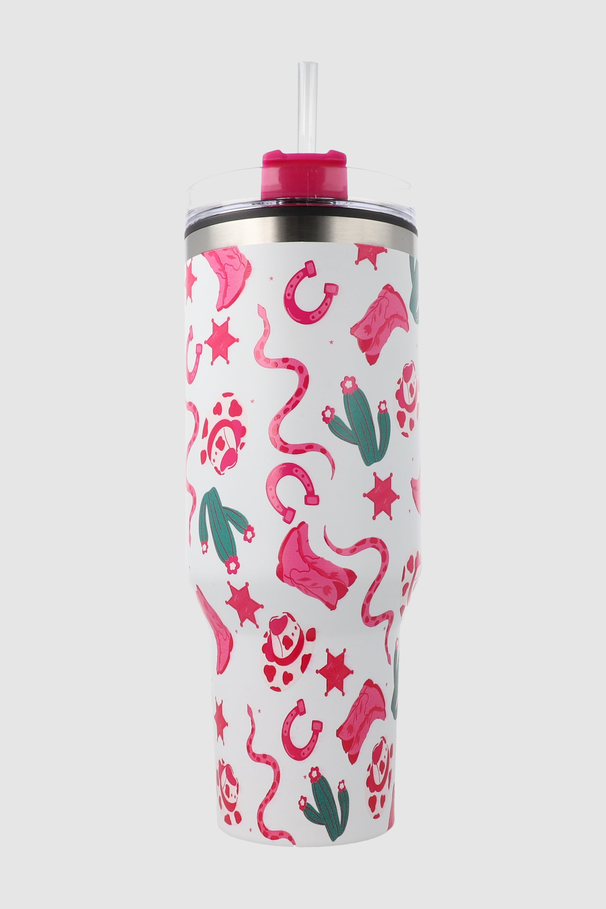 Vaso asa diseños vaqueros 1200 ml ROSA