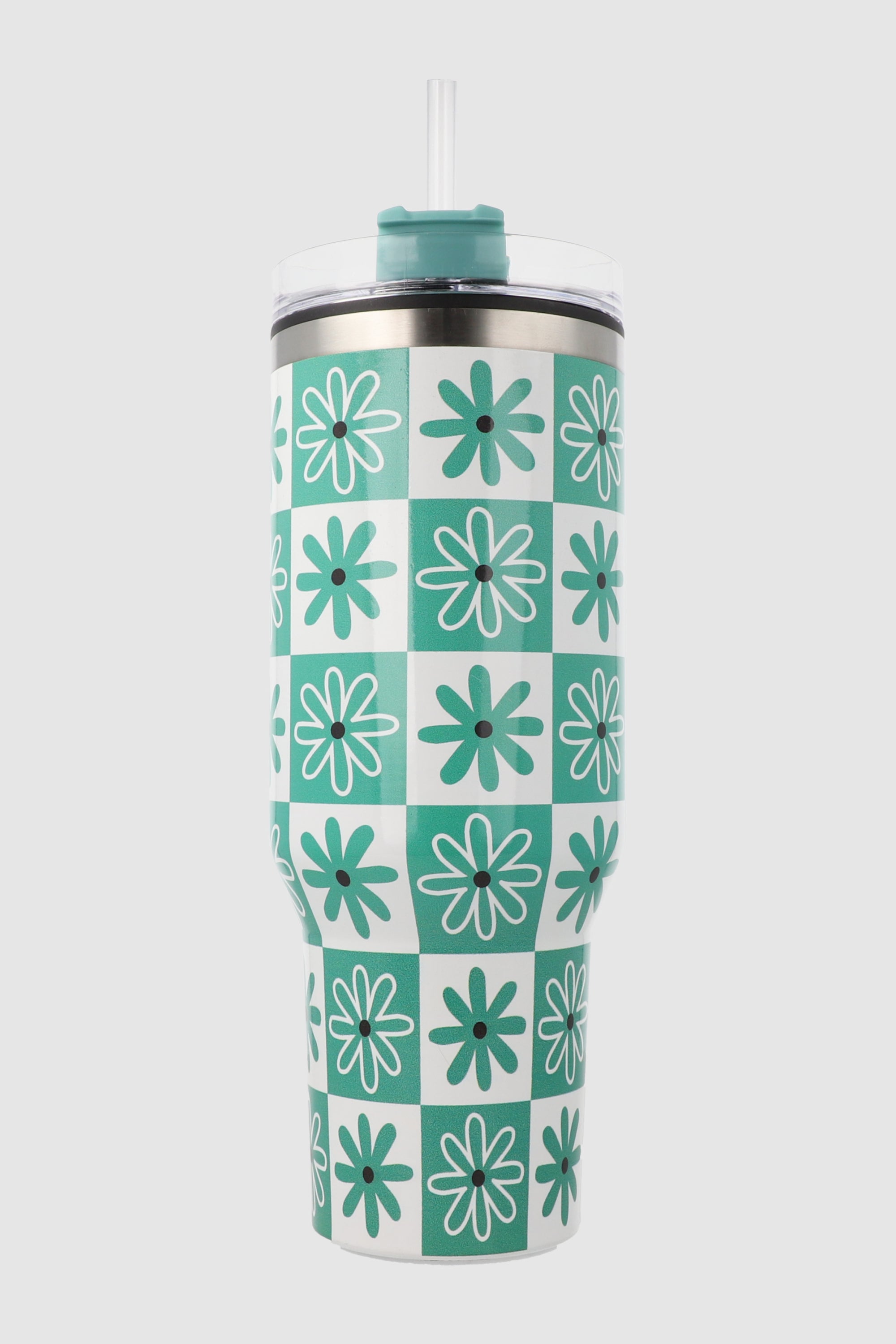 Vaso asa diseño flores MENTA