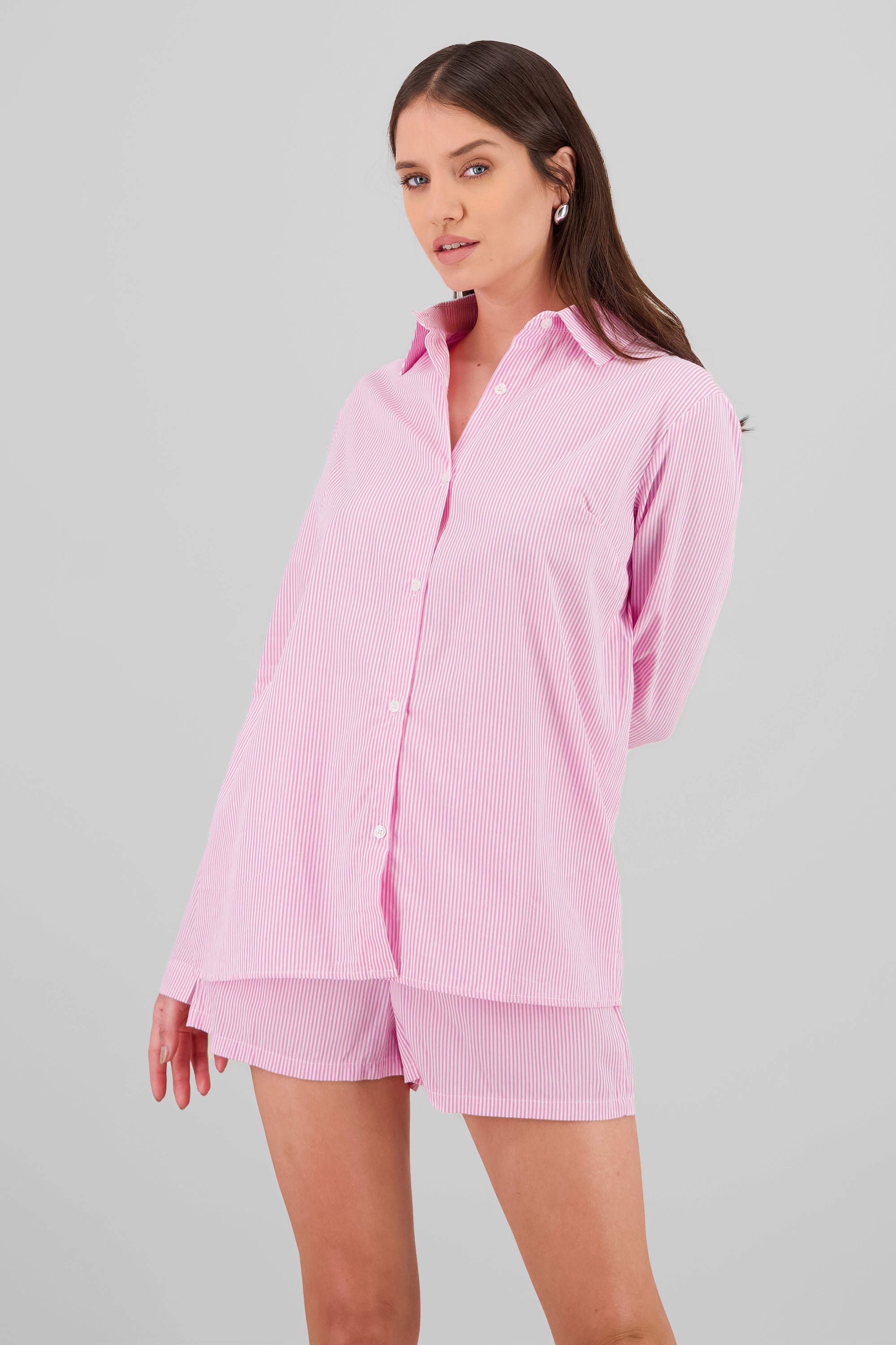 Camisa de rayas ROSA COMBO