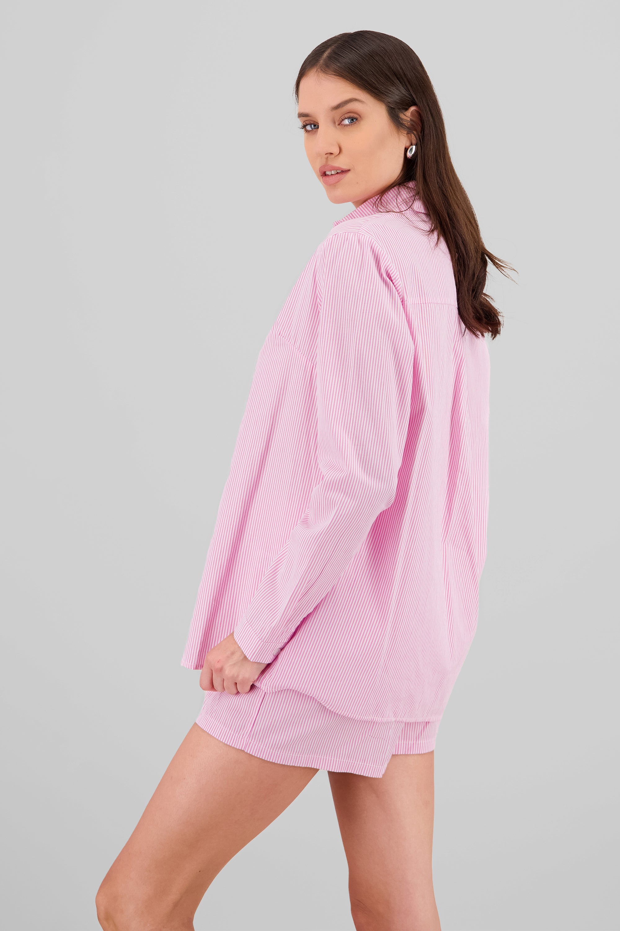 Camisa de rayas ROSA COMBO