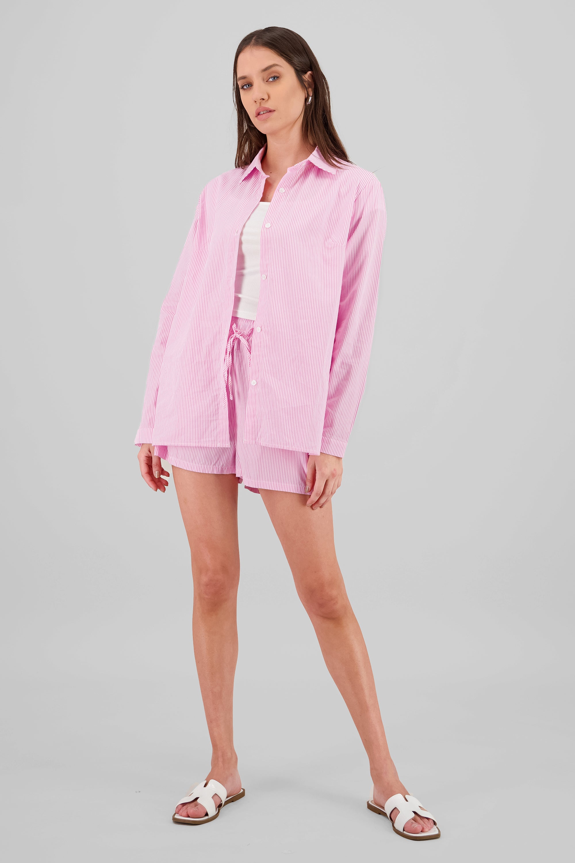 Short de rayas ROSA COMBO
