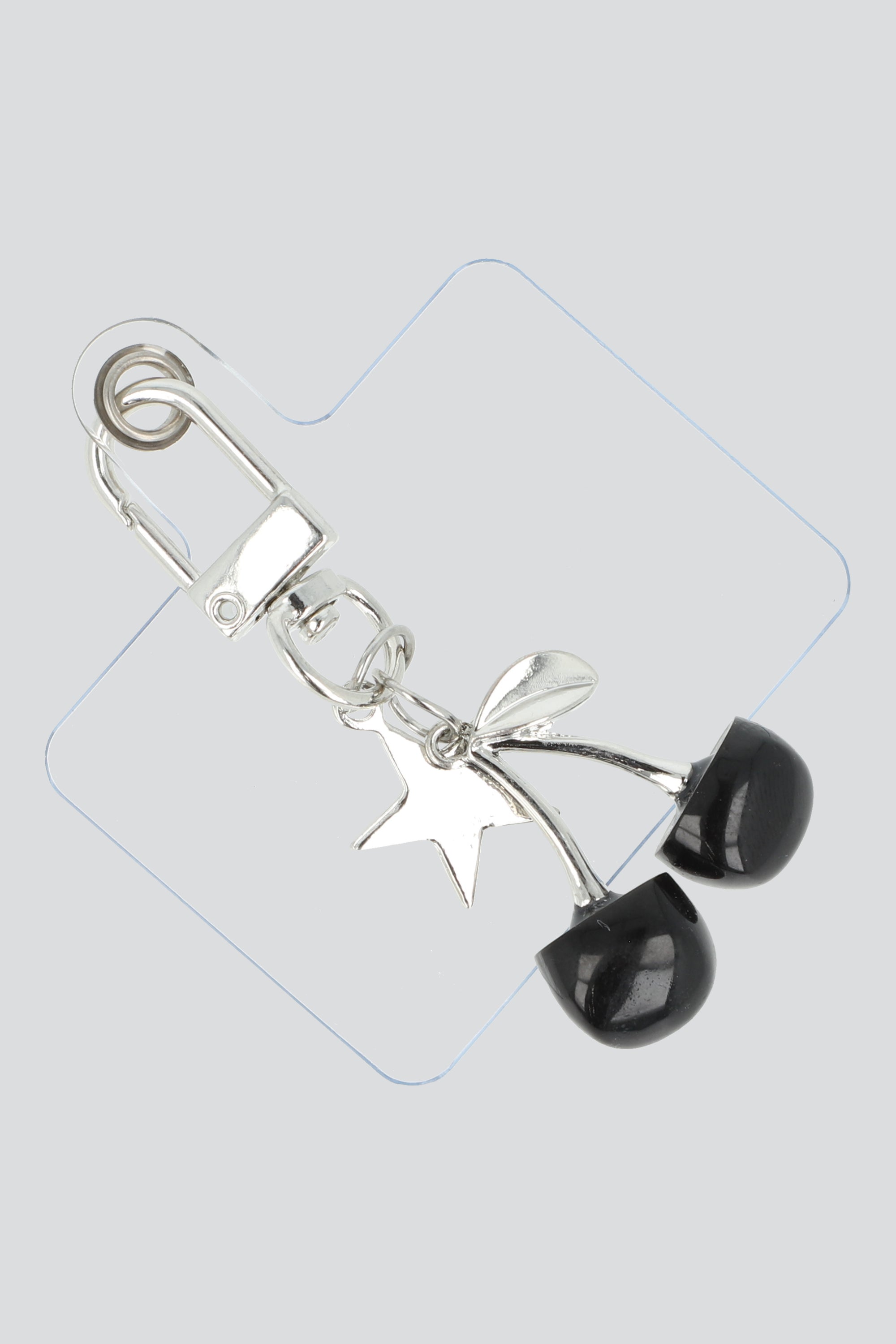 Charm para cel cerezas estrella NEGRO