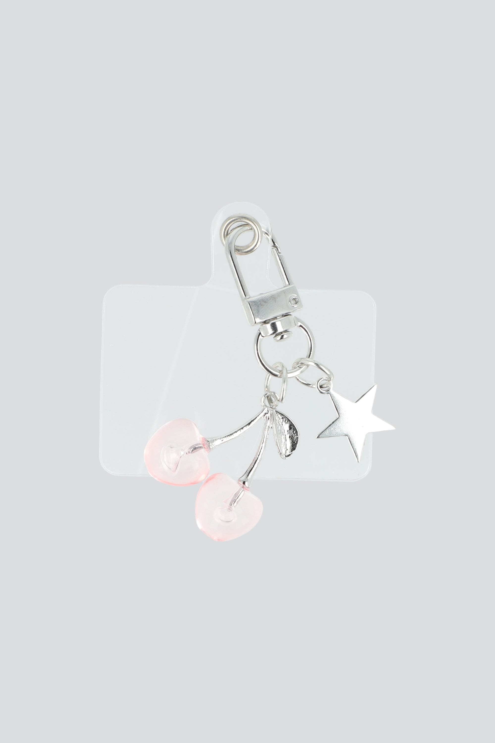 Charm para cel cerezas estrella ROSA