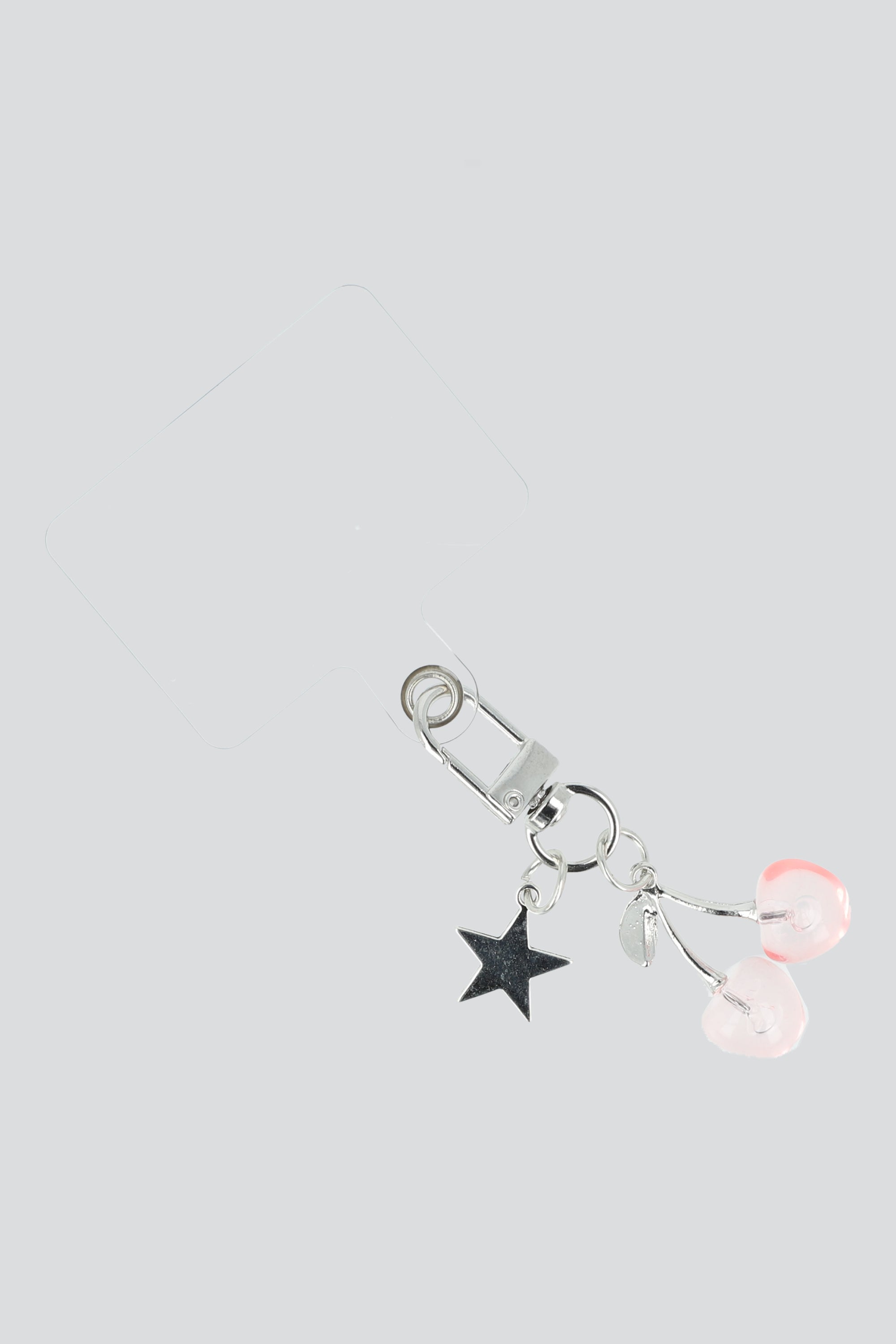 Charm para cel cerezas estrella ROSA