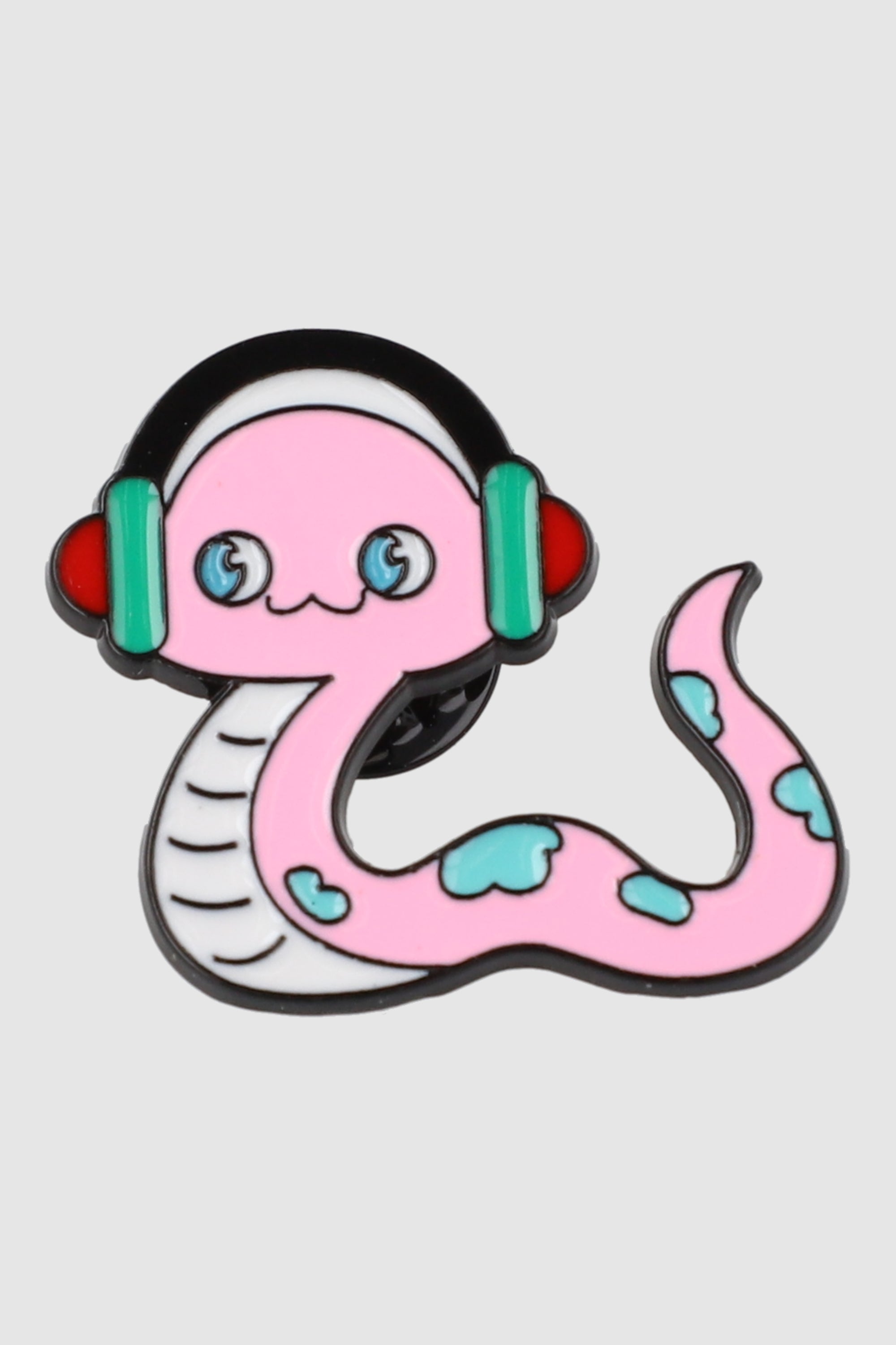 Pin serpiente audifonos ROSA