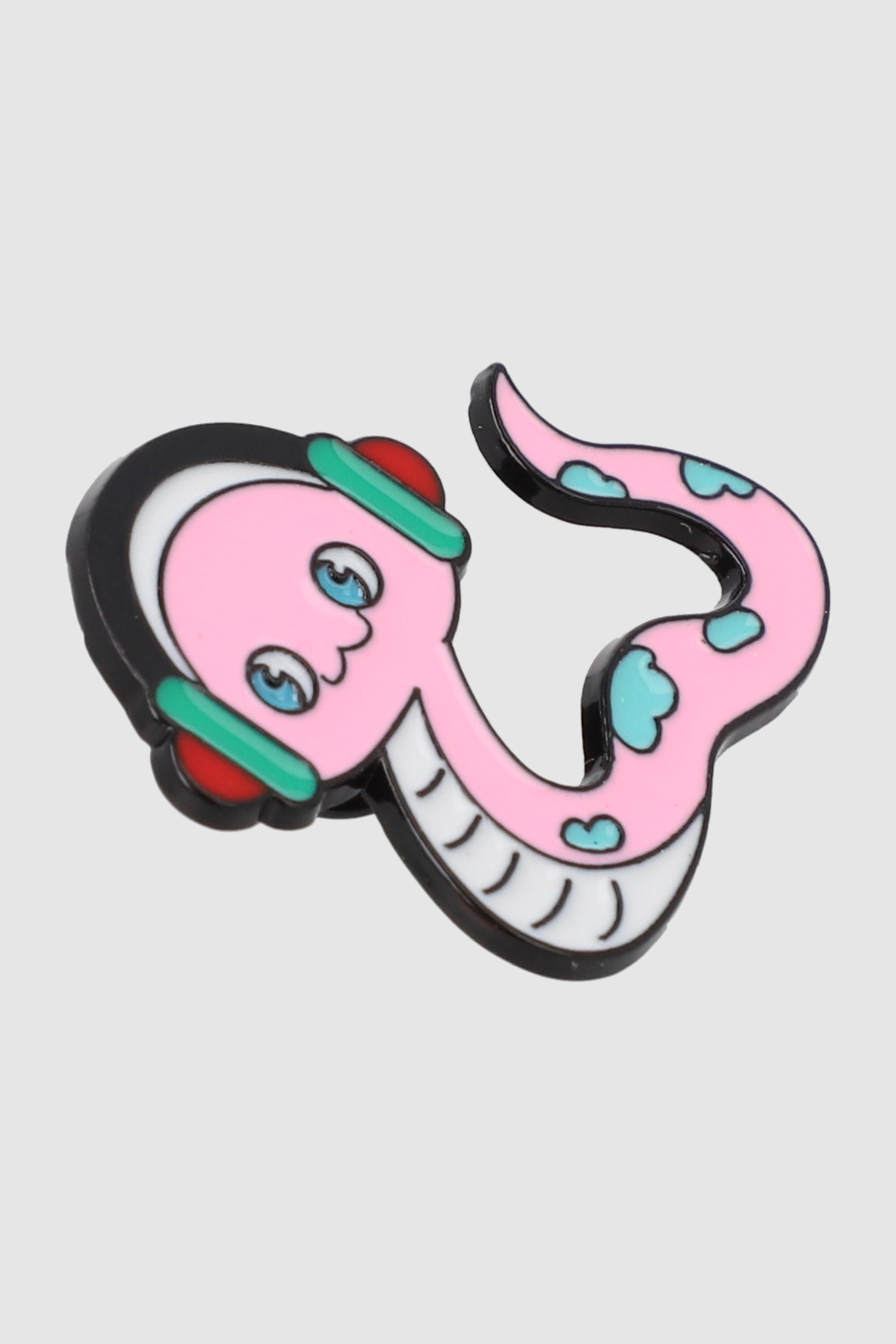 Pin serpiente audifonos ROSA