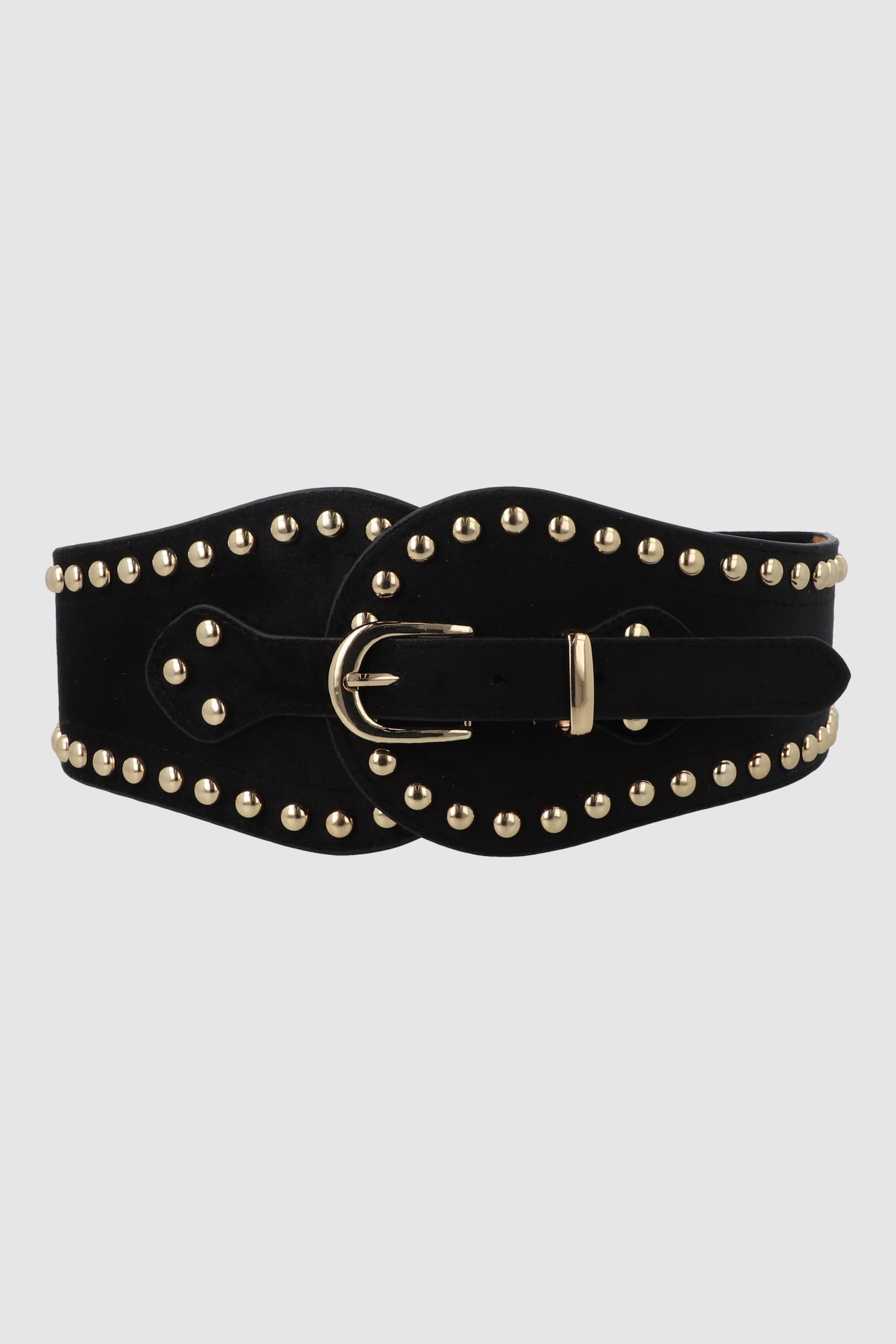 Cinturon ancho studs chunky NEGRO