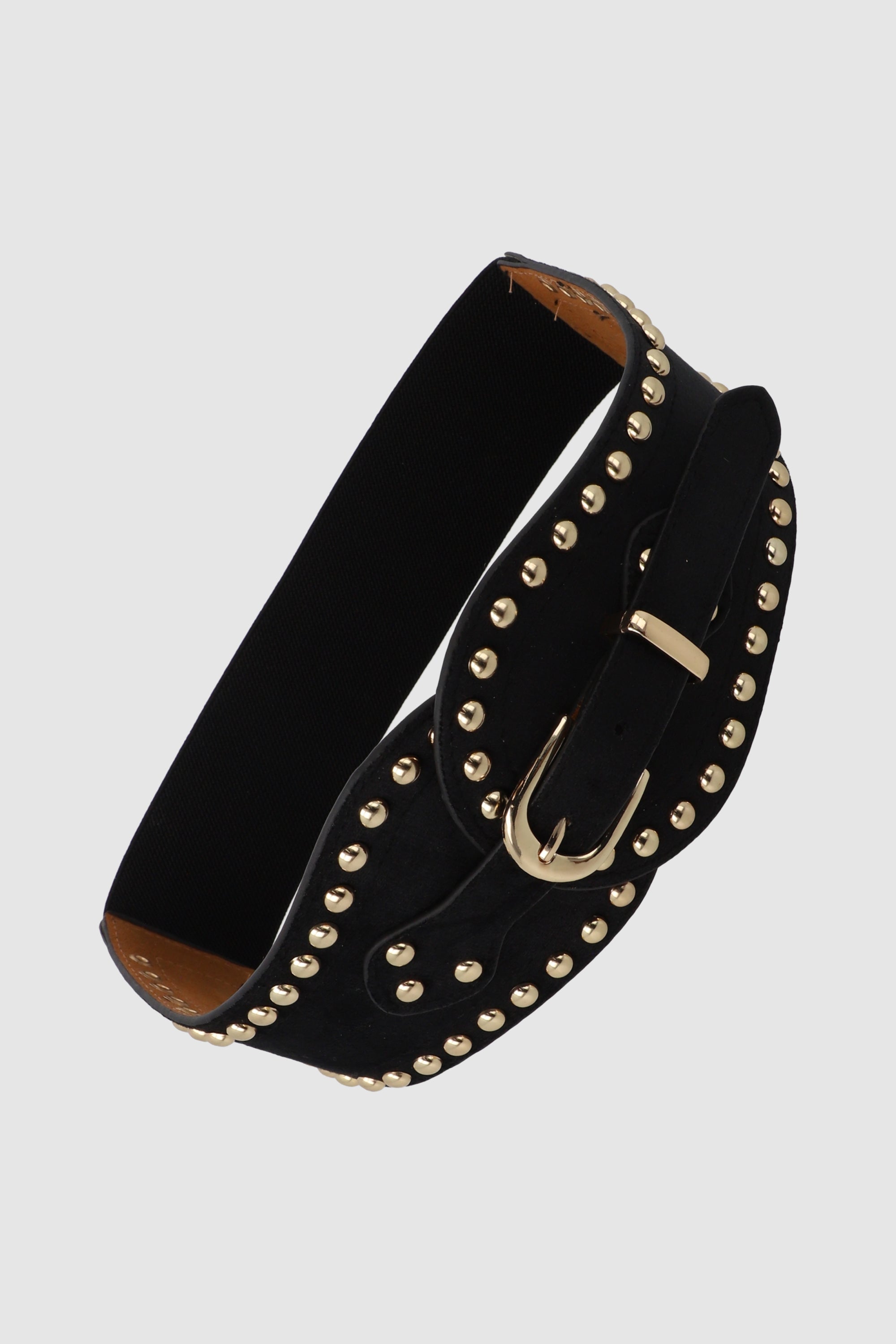 Cinturon ancho studs chunky NEGRO