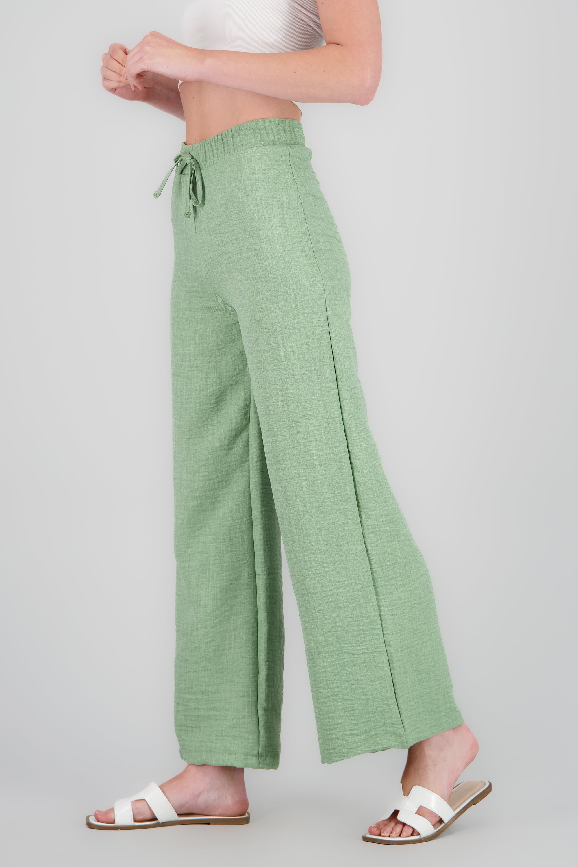 Pantalones amplios jareta SAGE