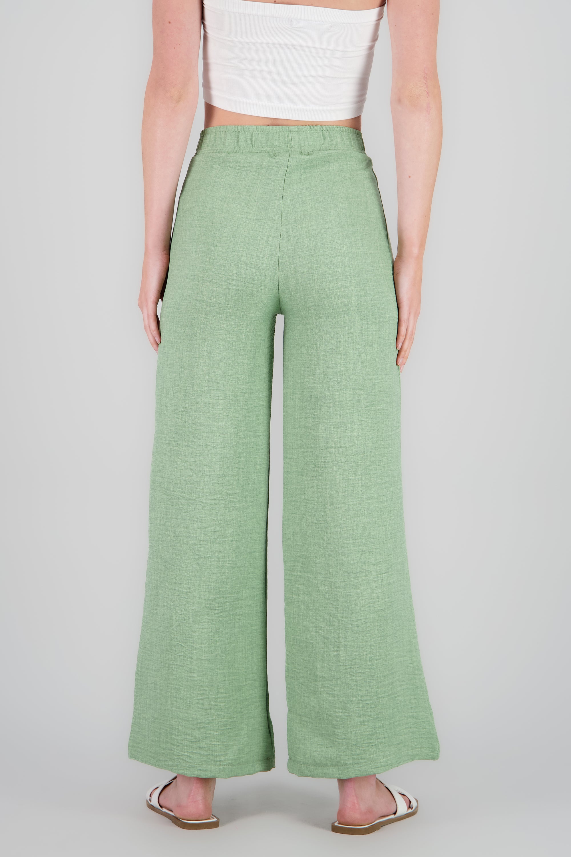 Pantalones amplios jareta SAGE