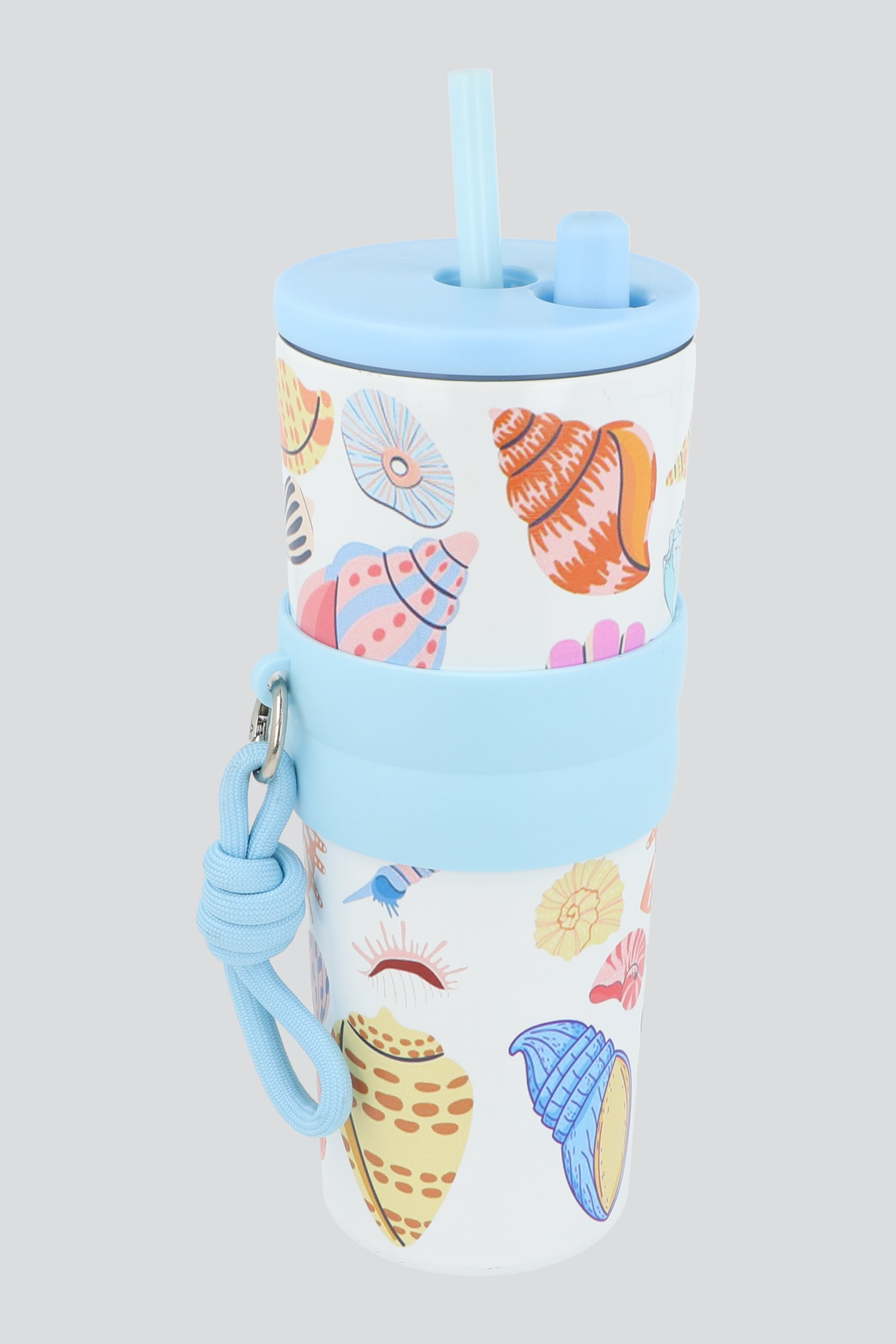 Vaso cerezas correa 710 ml AZUL