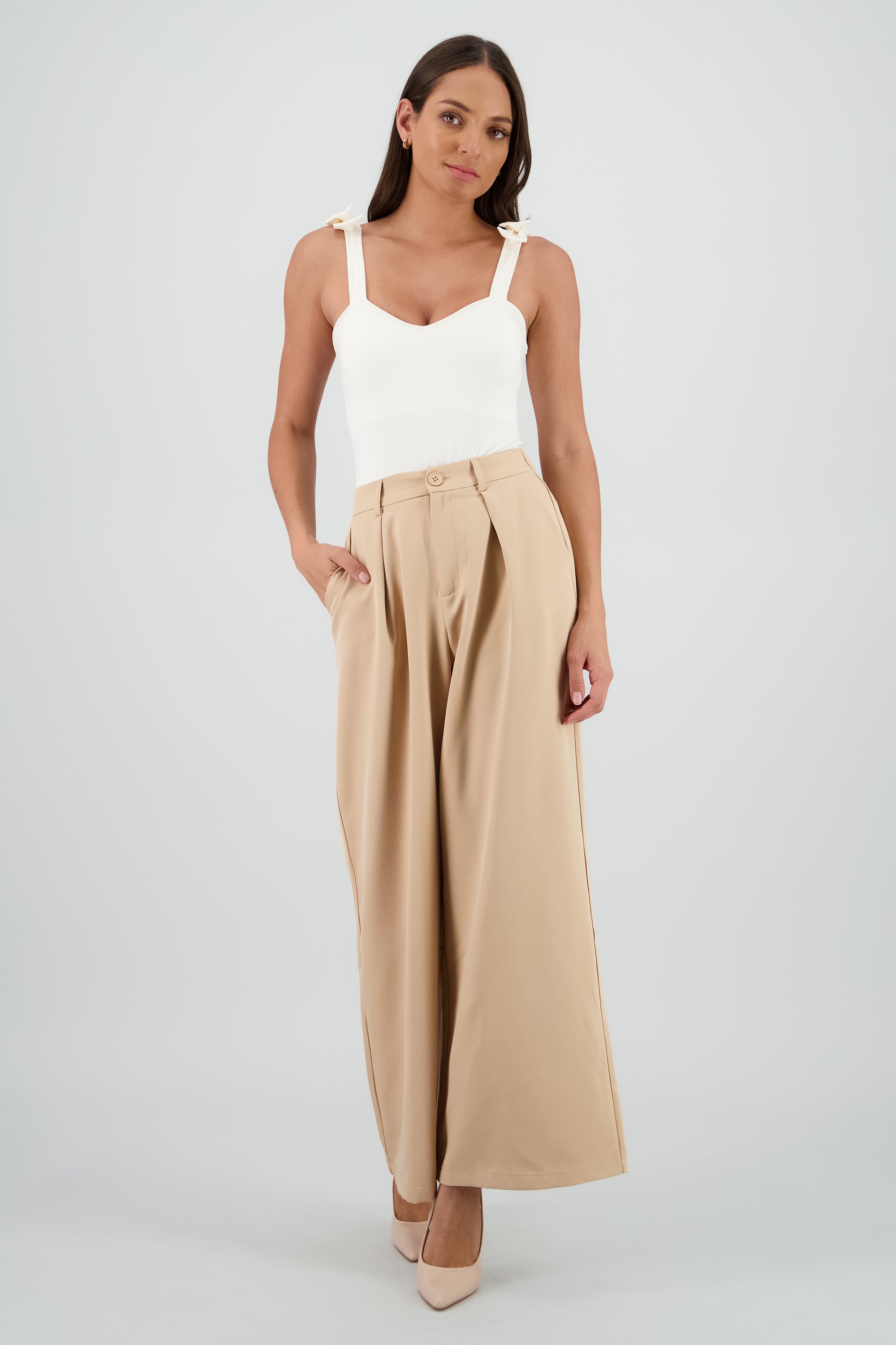 Pantalon wide leg liso ARENA