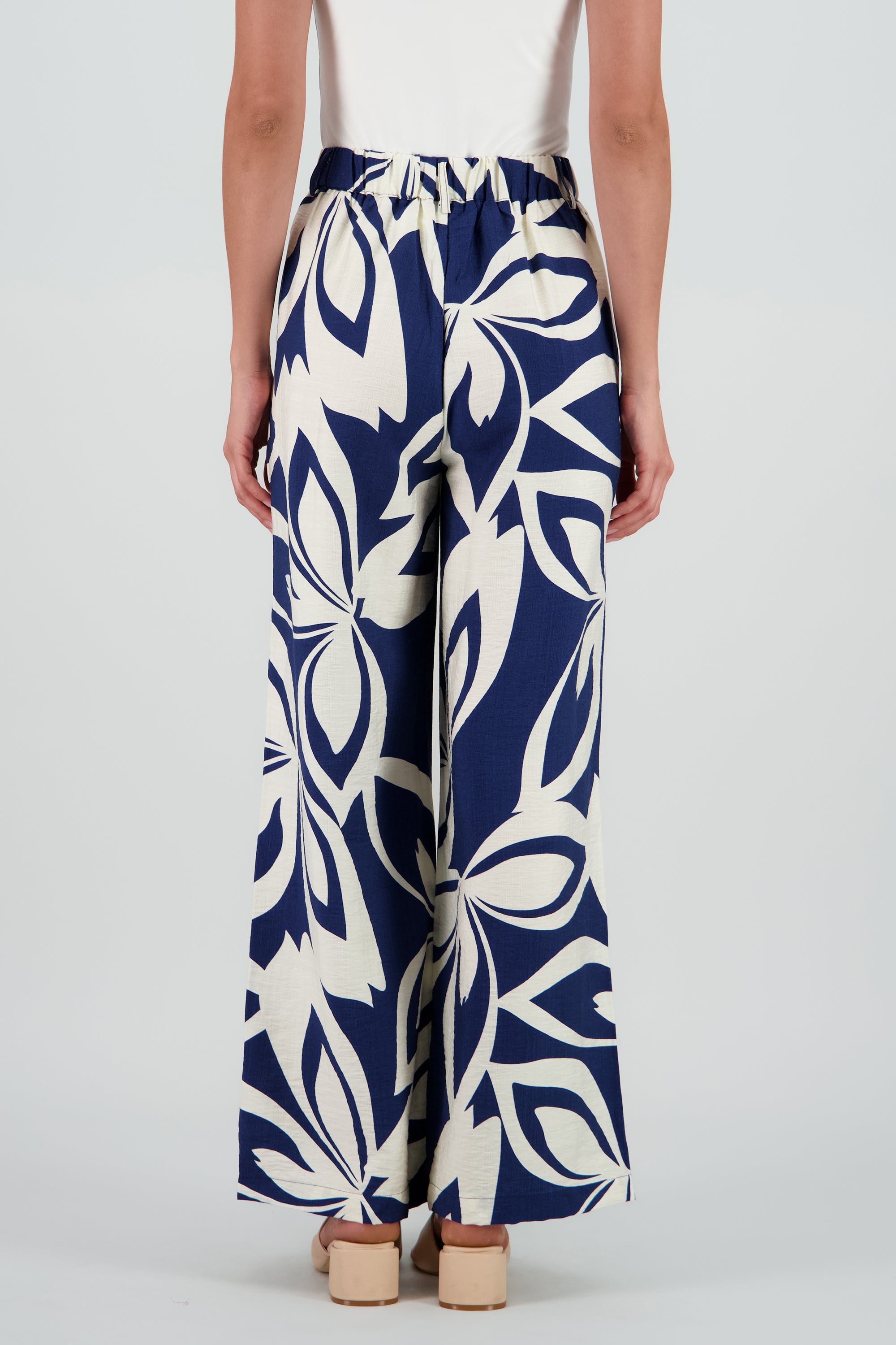 Pantalon estampado AZUL COMBO