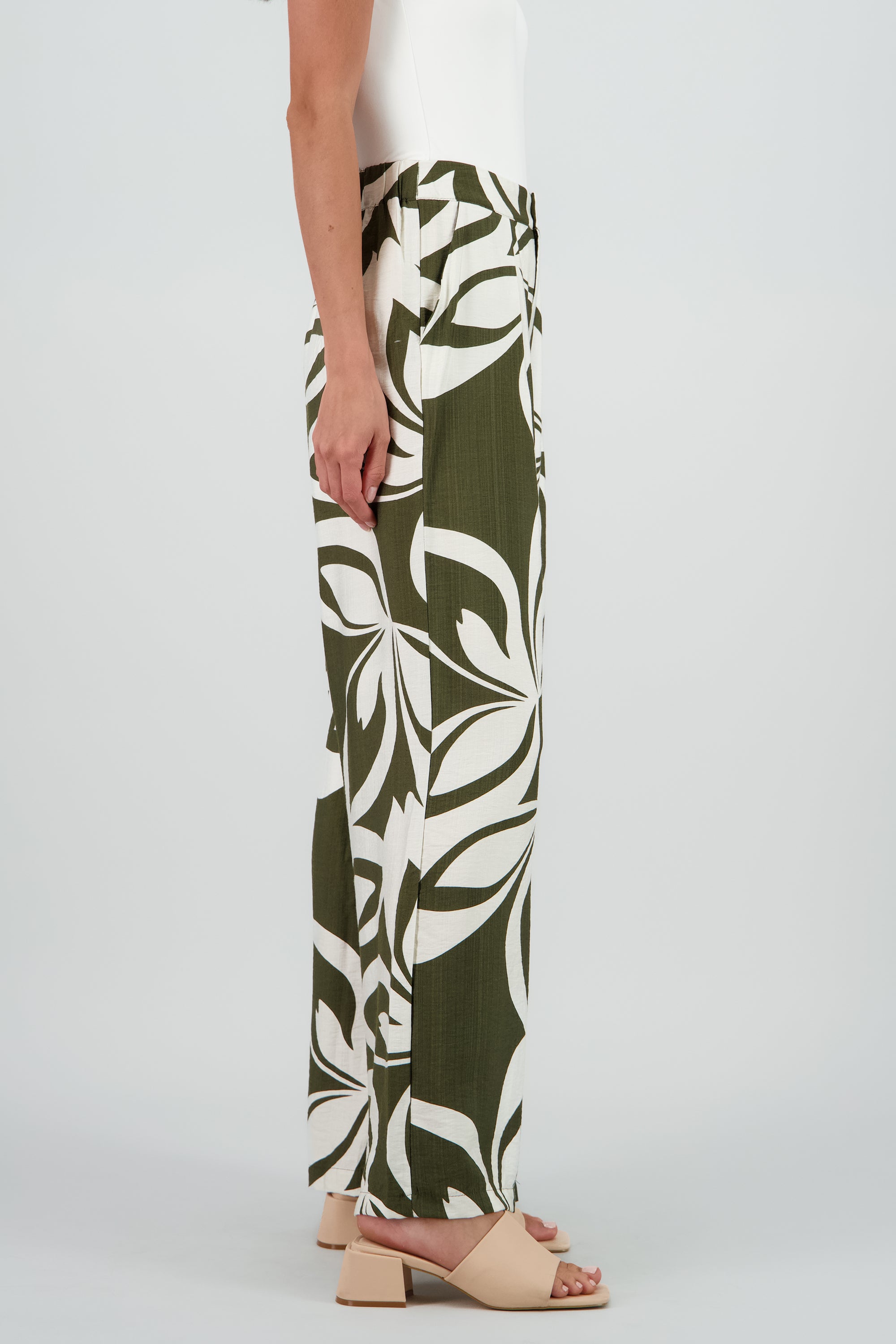 Pantalon estampado VERDE COMBO