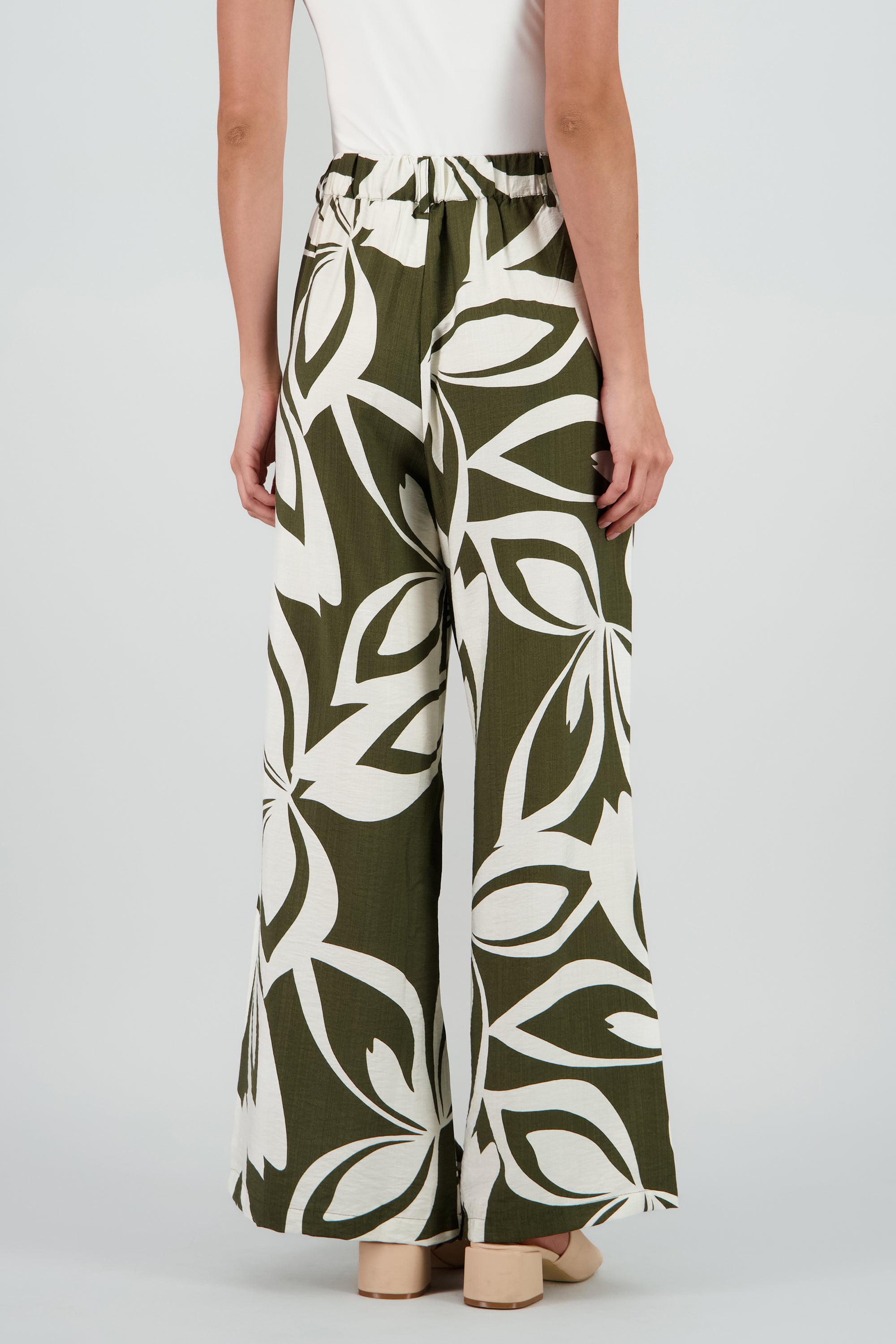 Pantalon estampado VERDE COMBO