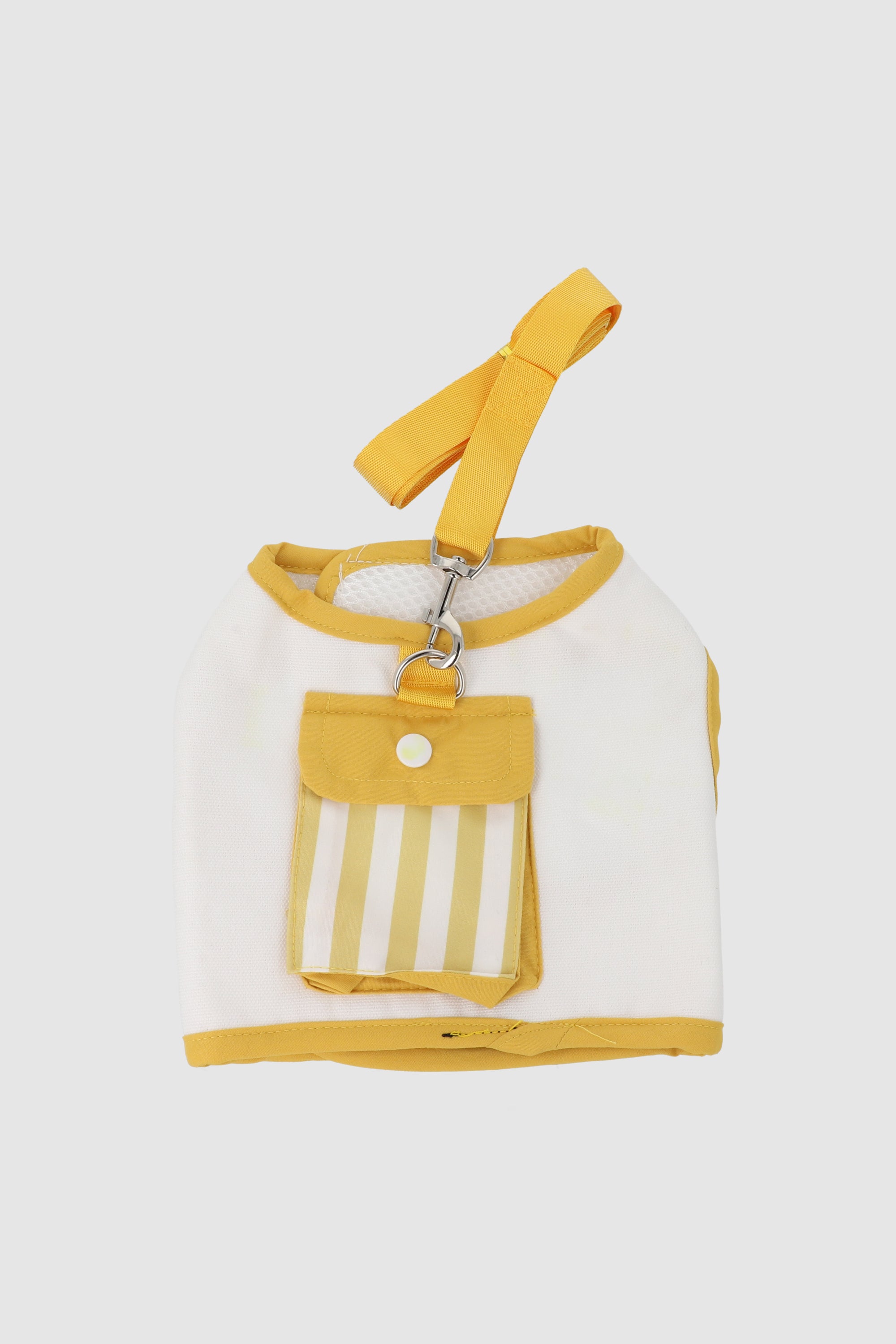 Arnes con mochila rayas AMARILLO