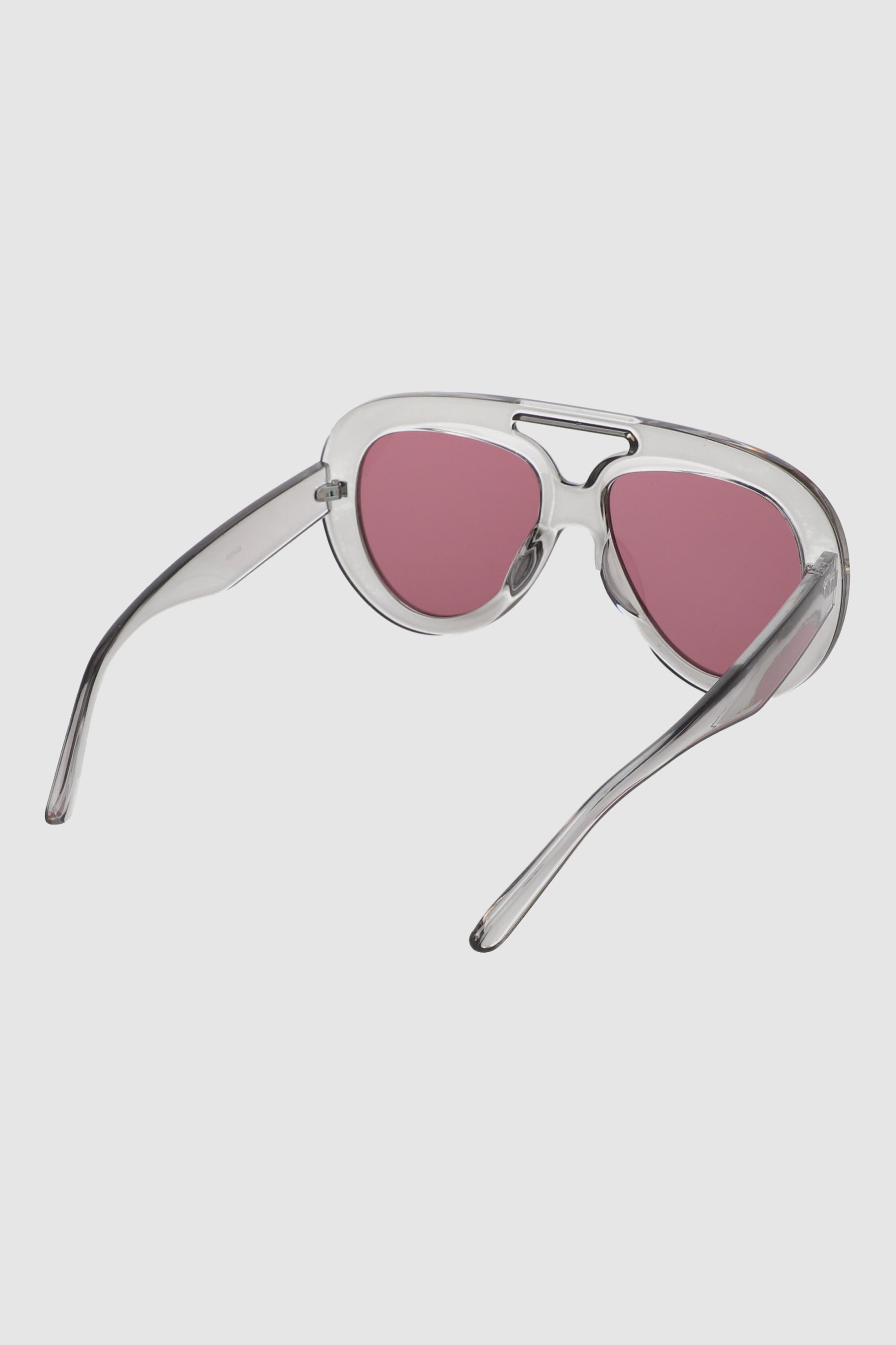 Lentes aviador chubby TRANSPARENTE