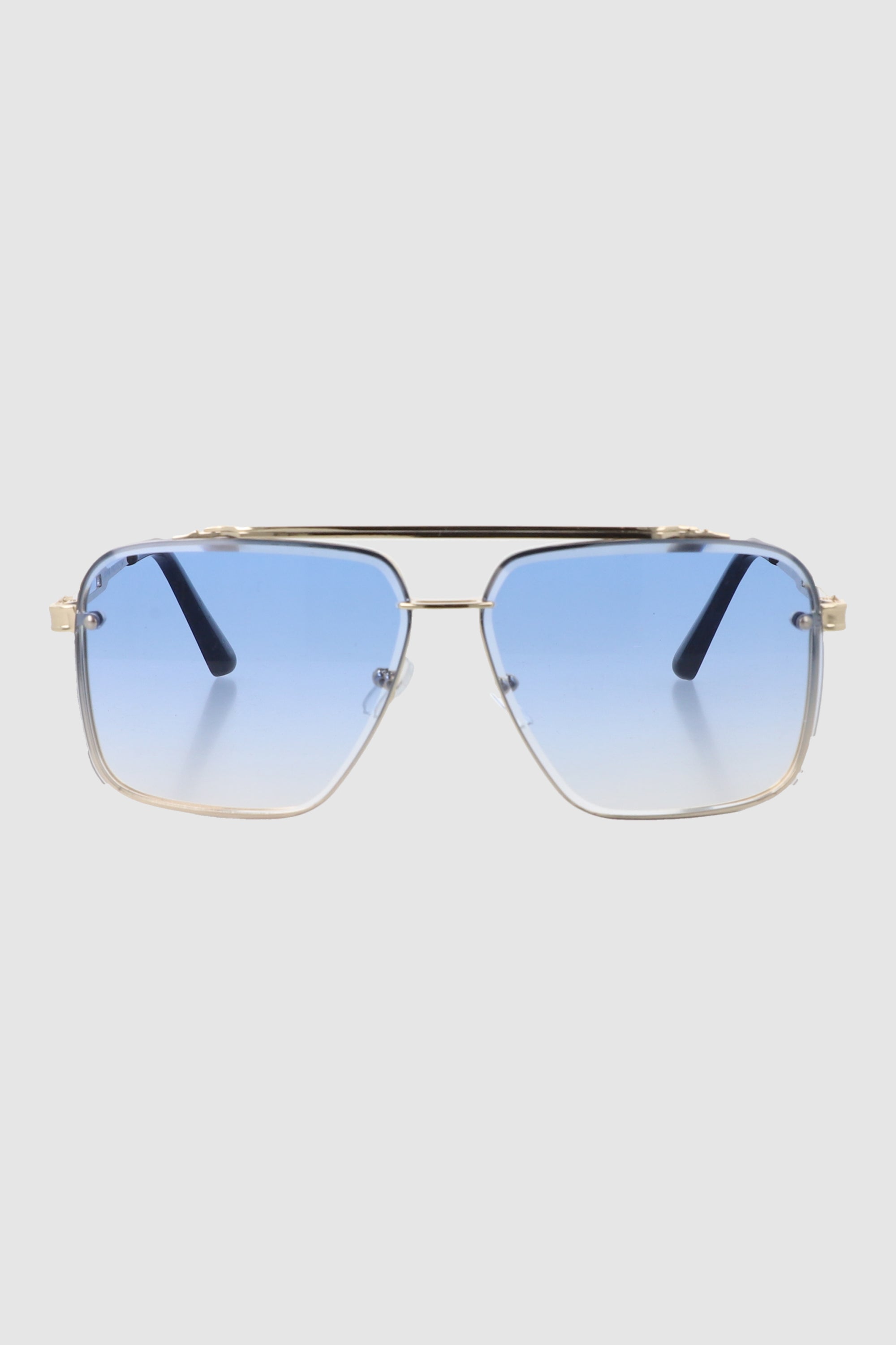 Lentes aviador cuadrado metal AZUL