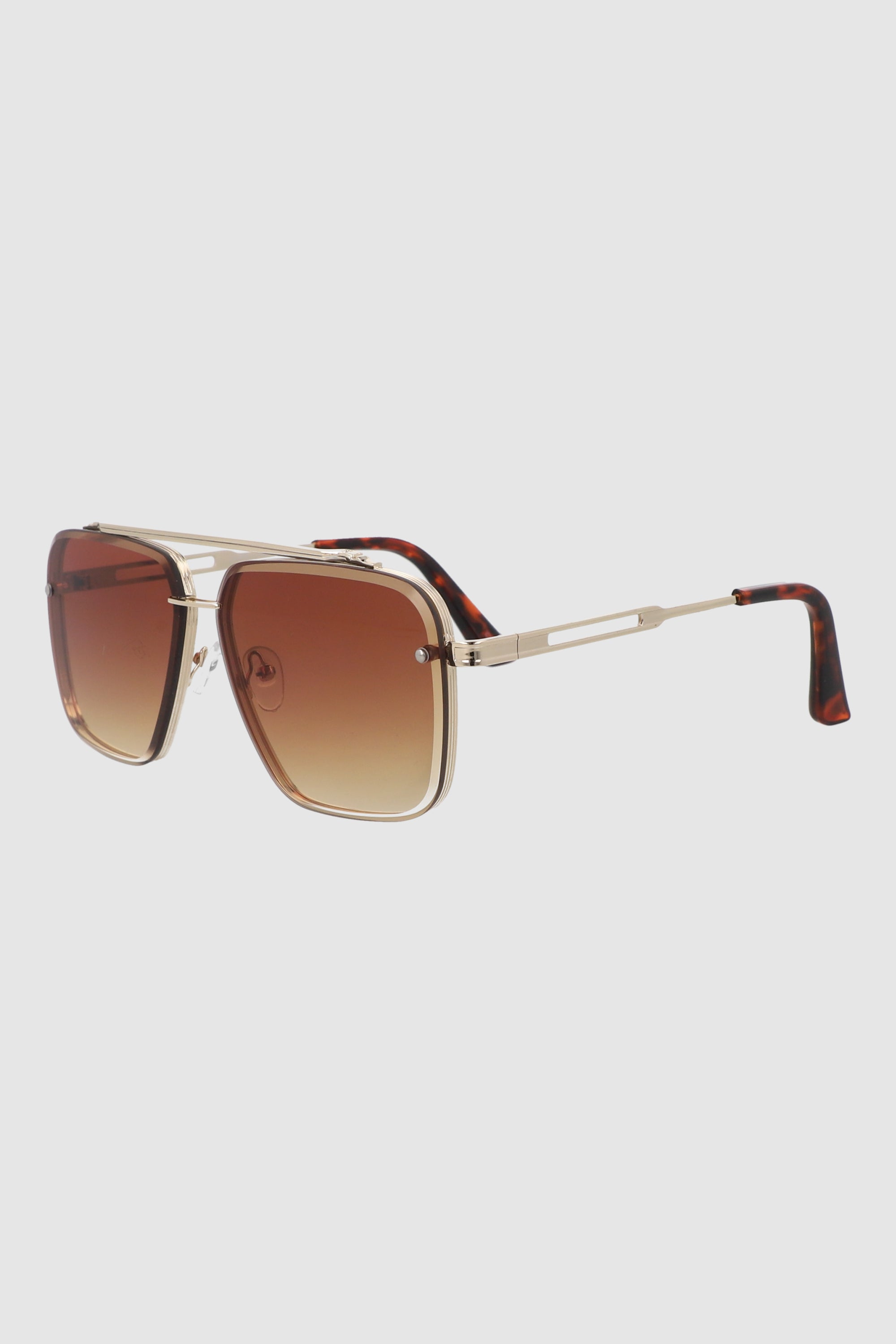 Lentes aviador cuadrado metal CAFE