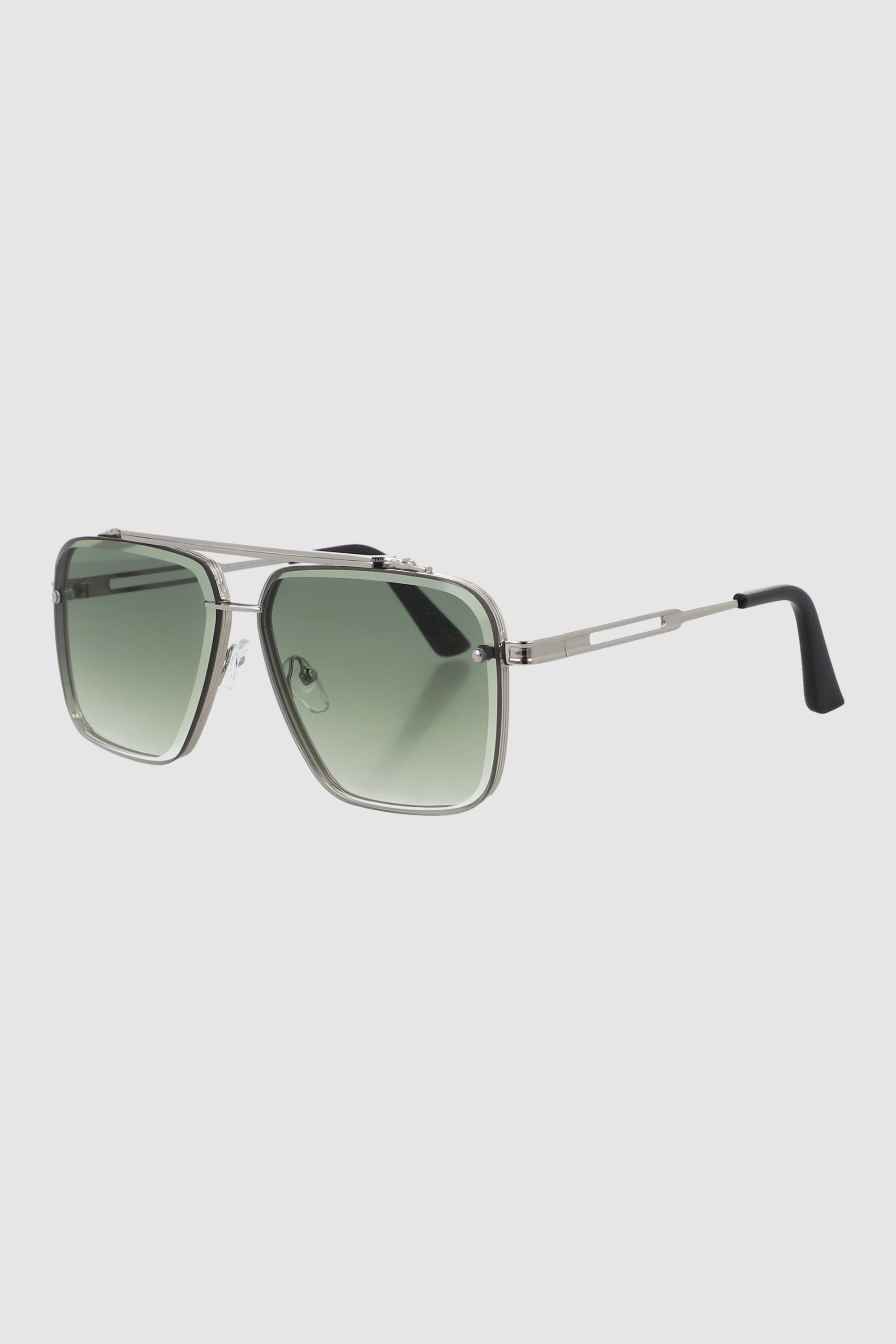 Lentes aviador cuadrado metal VERDE