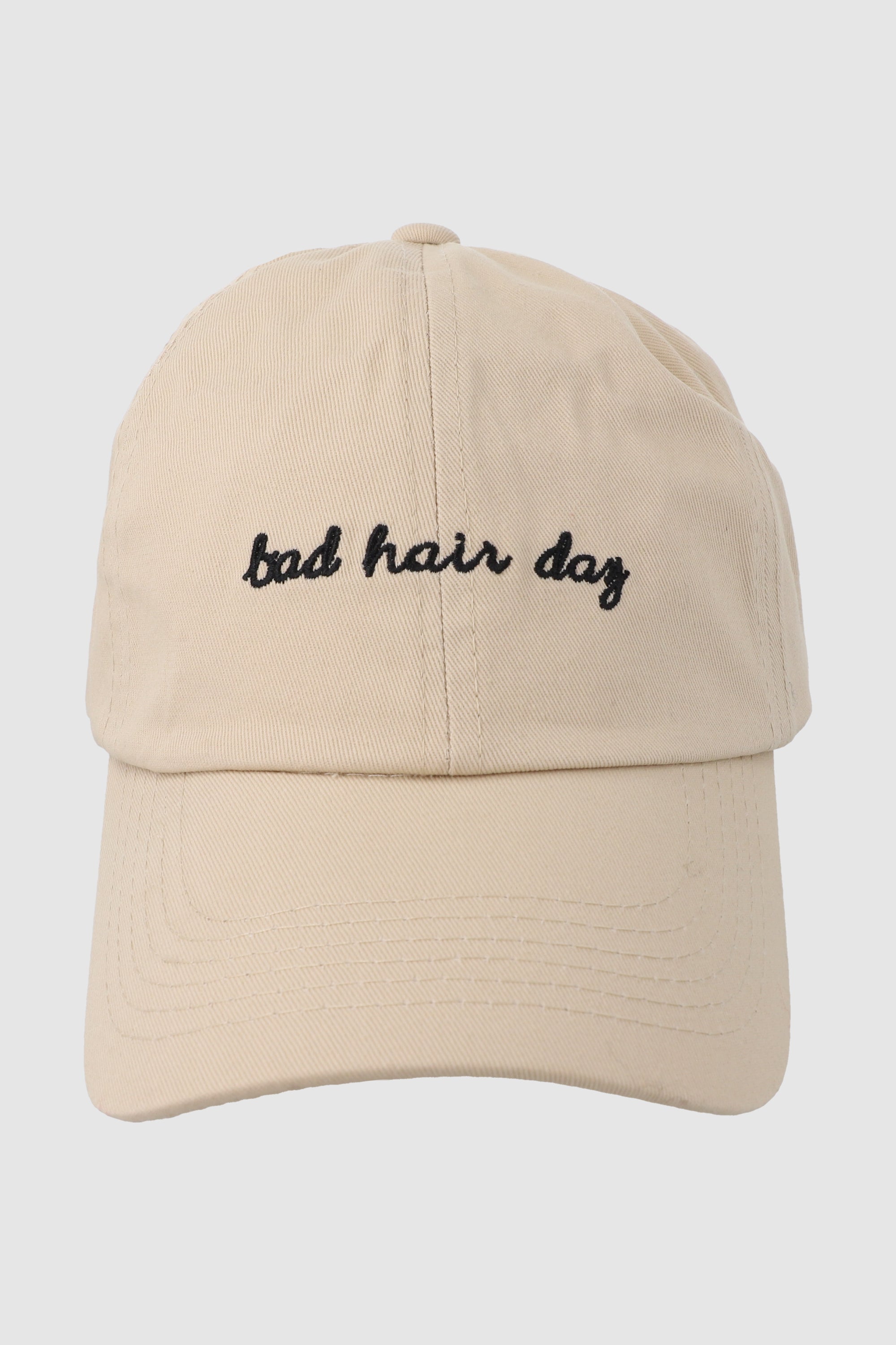 Gorra bad hair day BEIGE