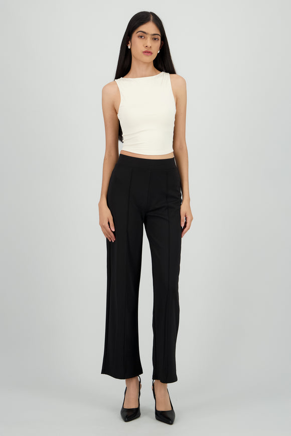 Pantalon recto costuras