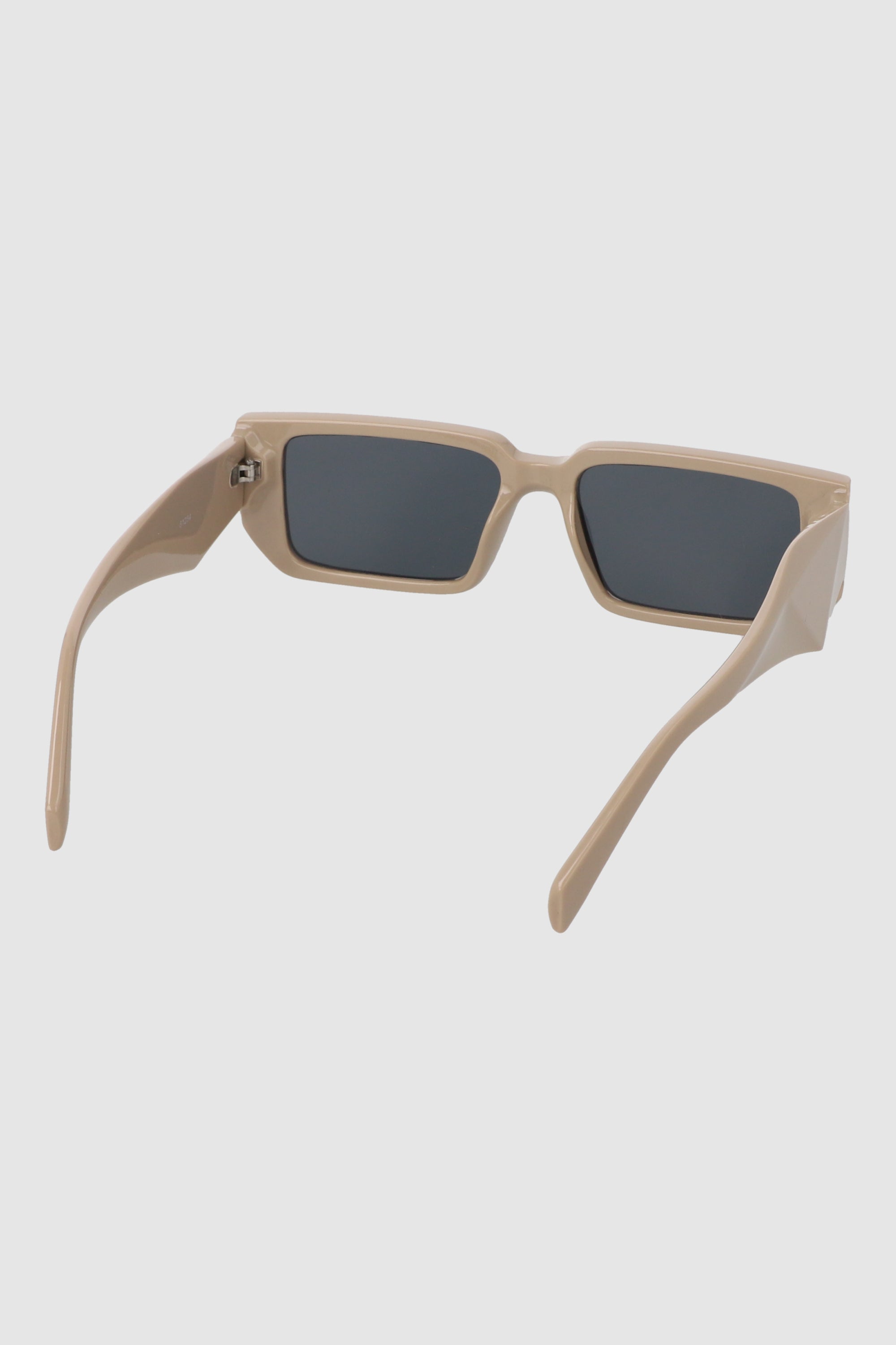 Lentes rectangulo brazo geometrico BEIGE