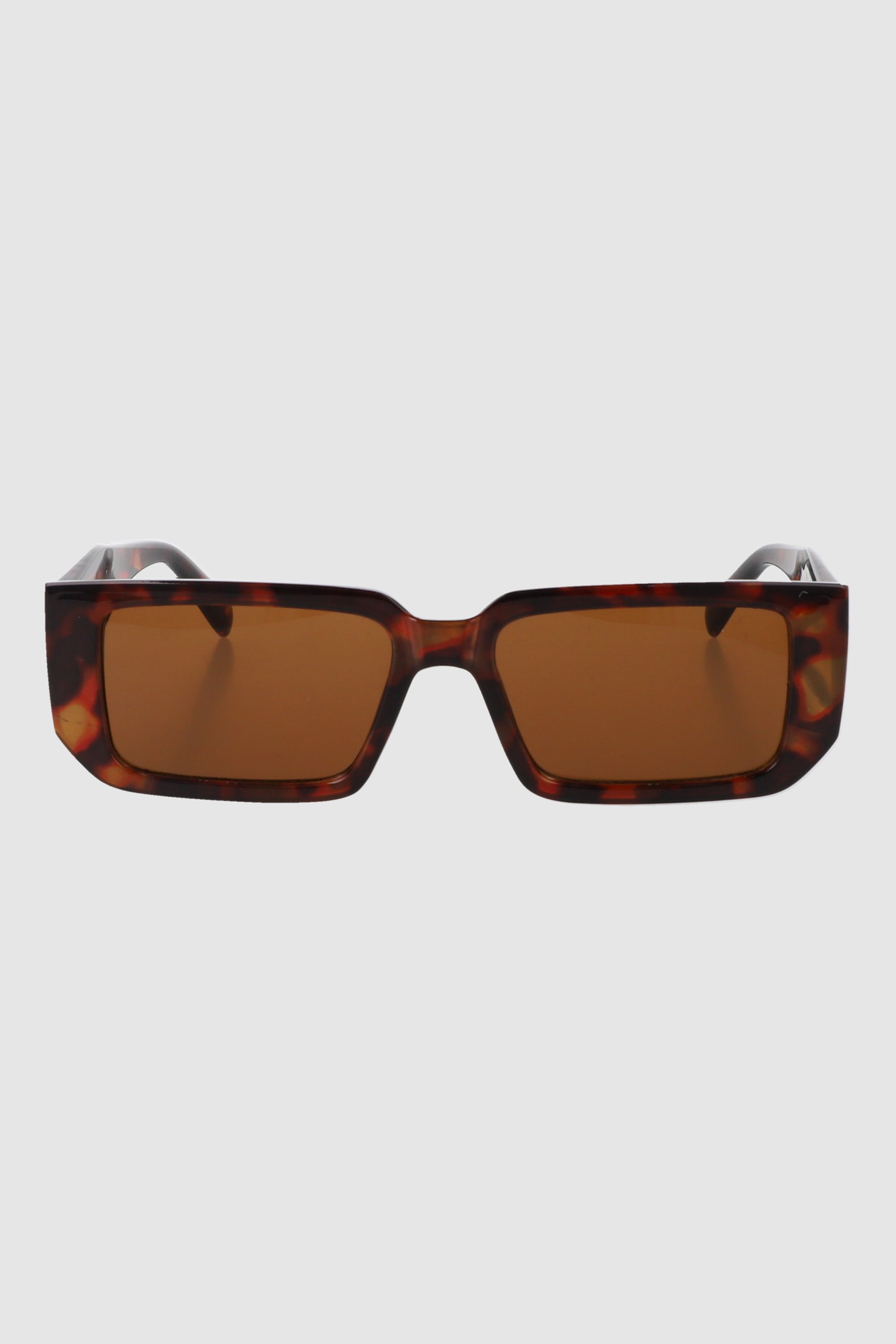 Lentes rectangulo brazo geometrico CAFE