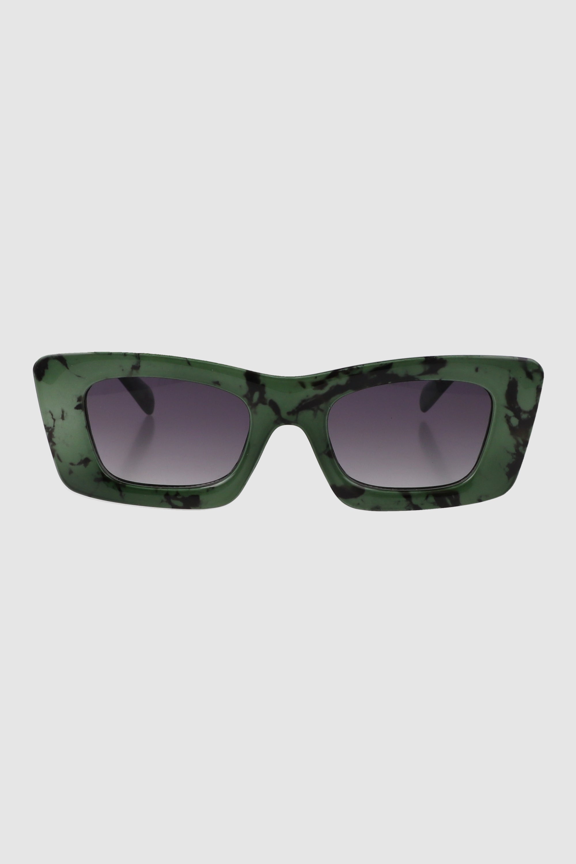 Lentes rectangulo cateye oversize VERDE