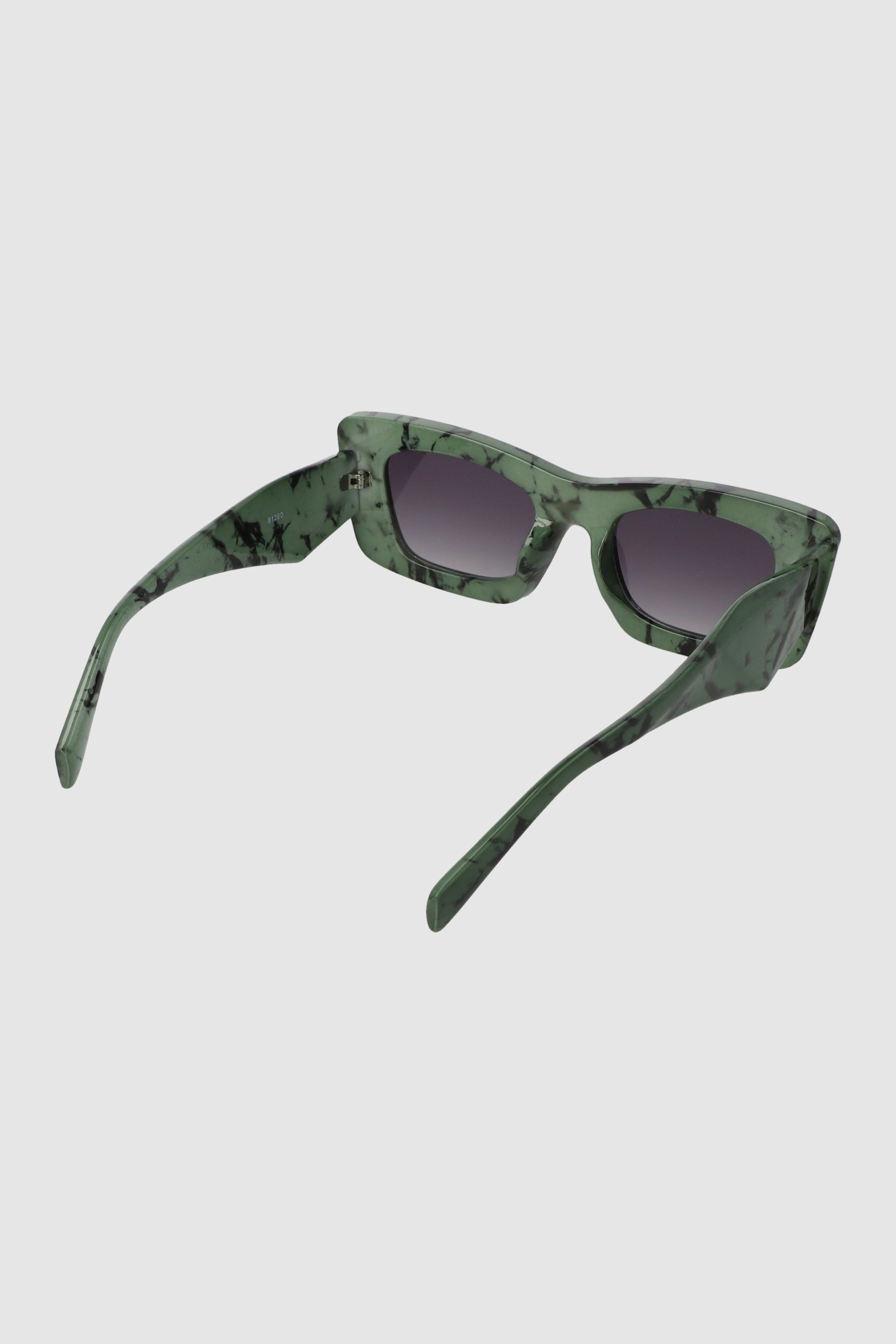 Lentes rectangulo cateye oversize VERDE