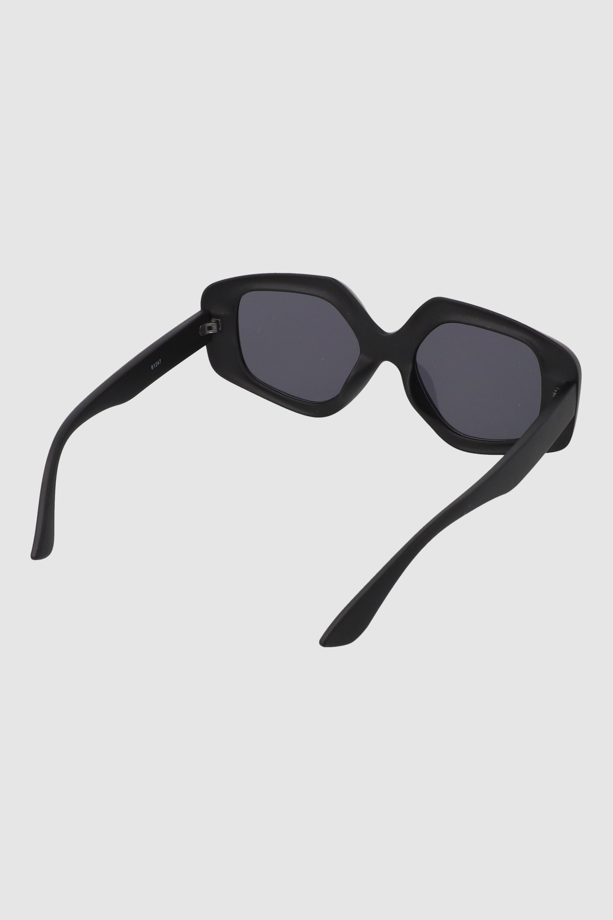 Lentes oversize geometricos NEGRO