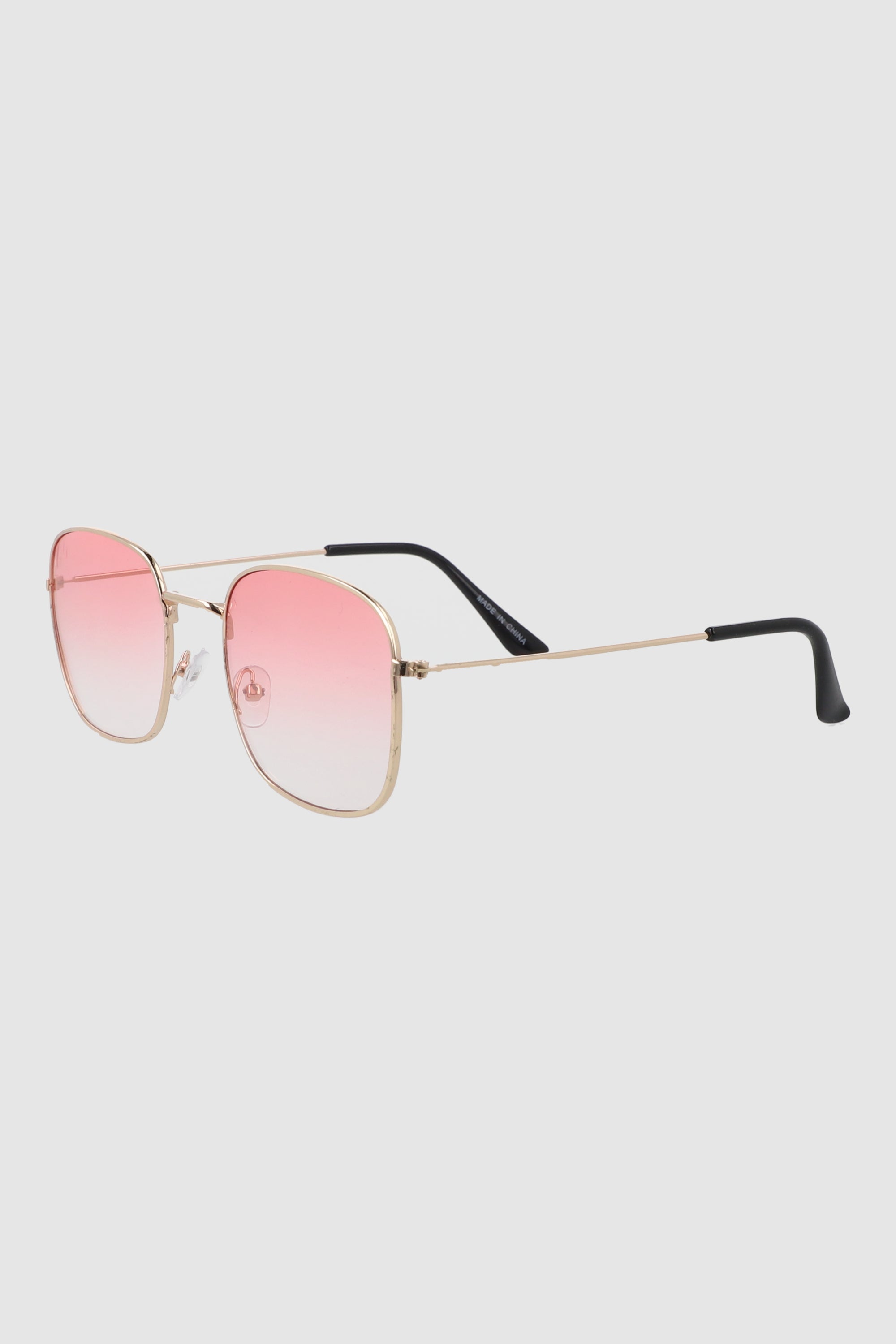 Lentes cuadro borde metal ROSA