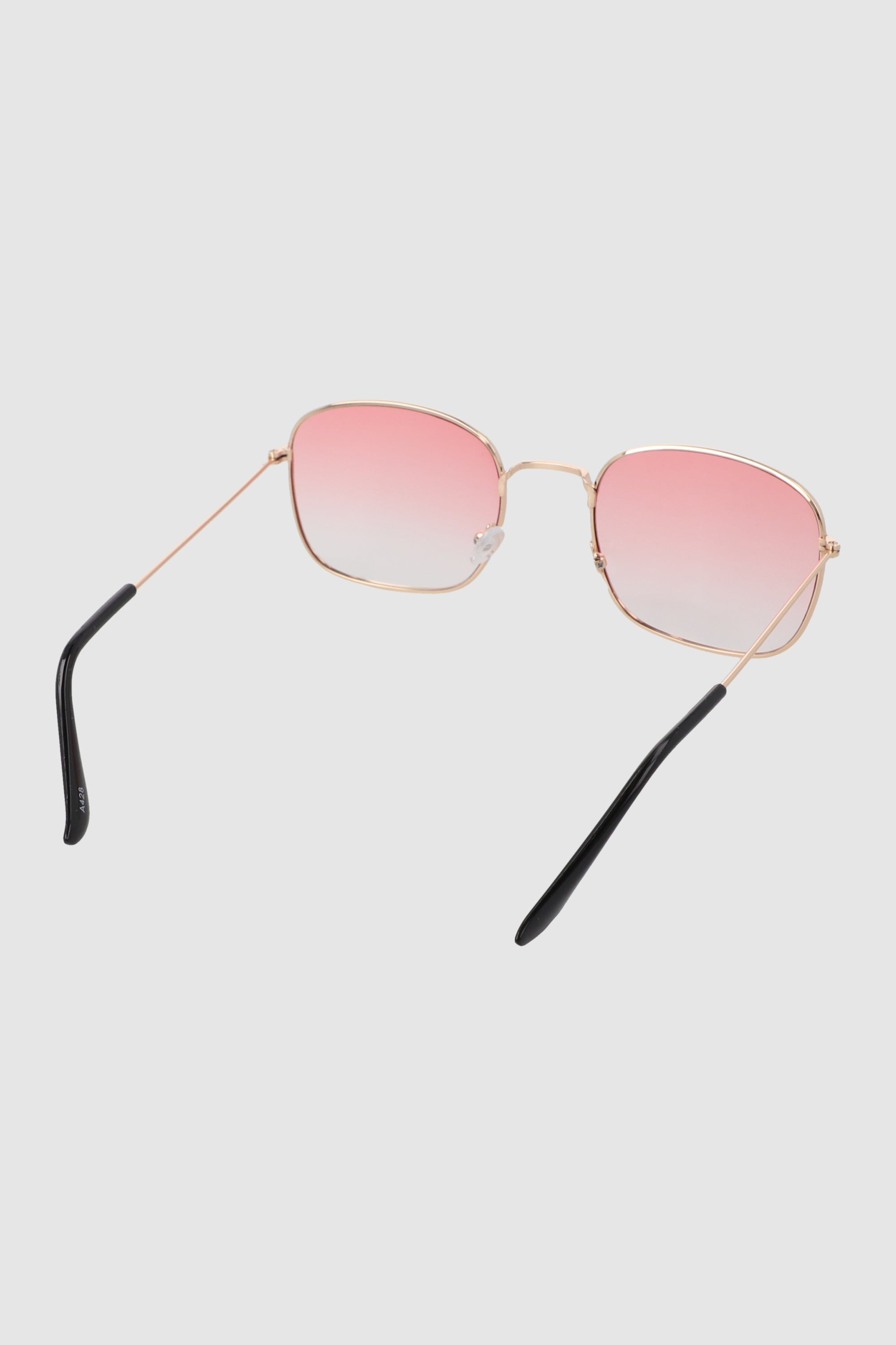 Lentes cuadro borde metal ROSA