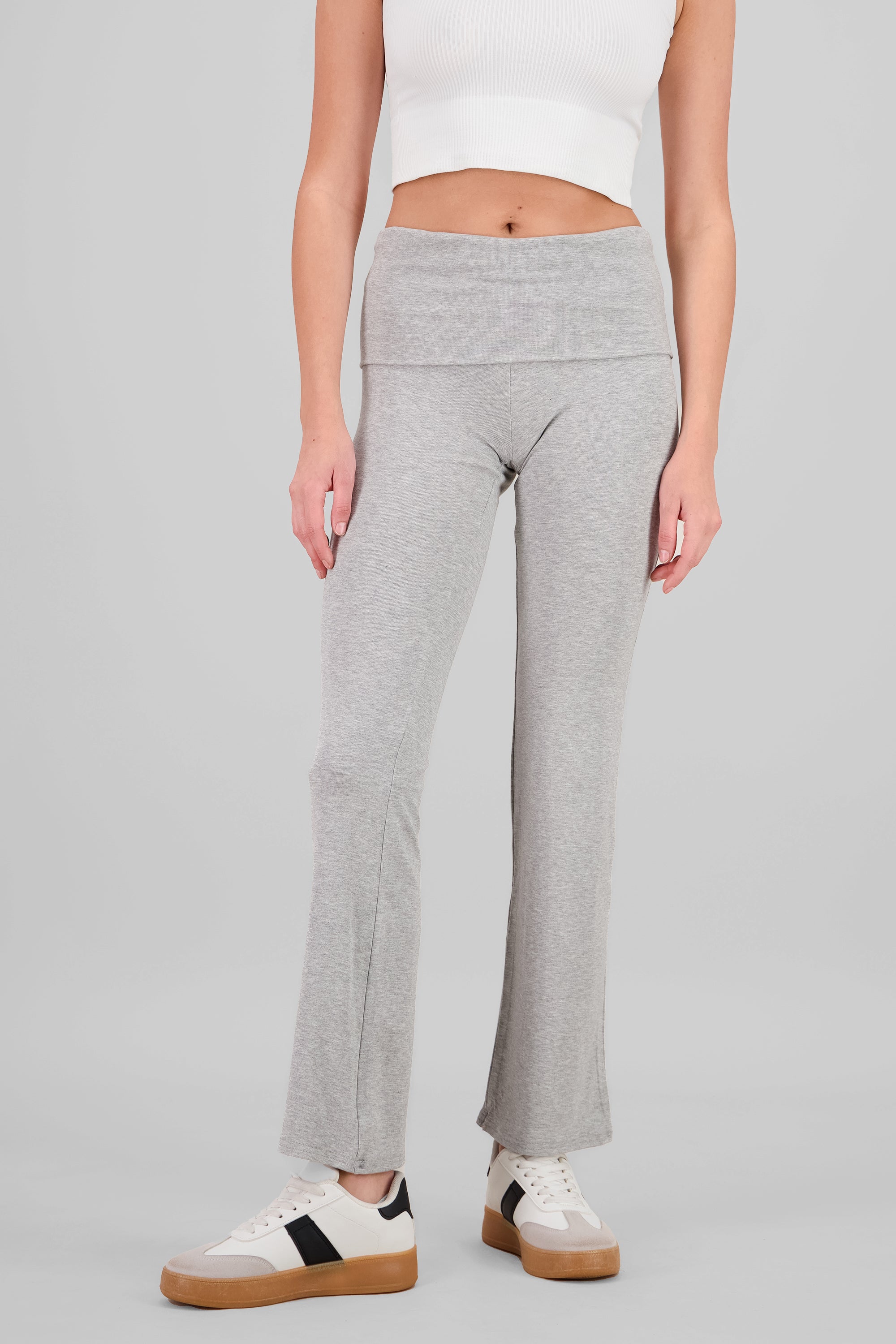 Leggings con detalle en cadera GRIS JASPE