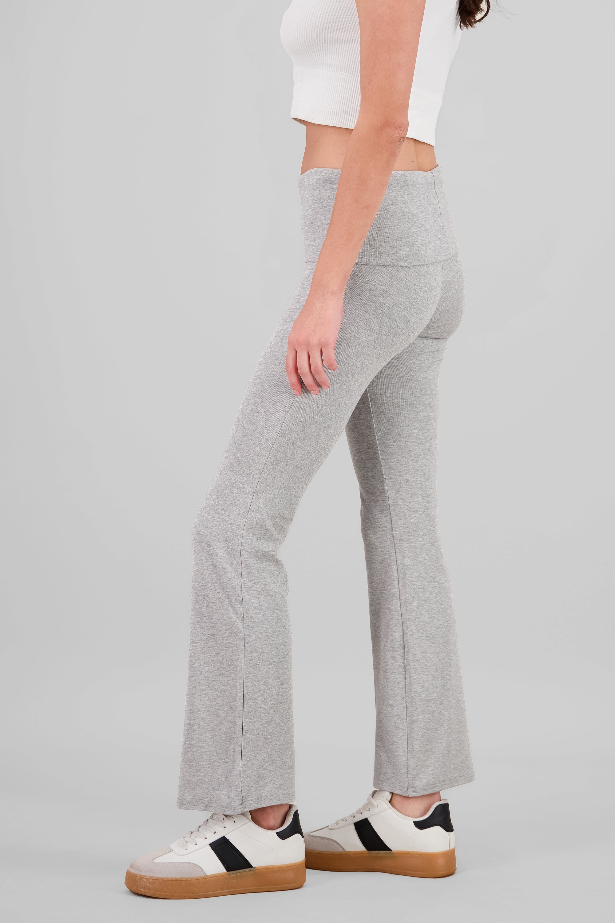 Leggings con detalle en cadera GRIS JASPE