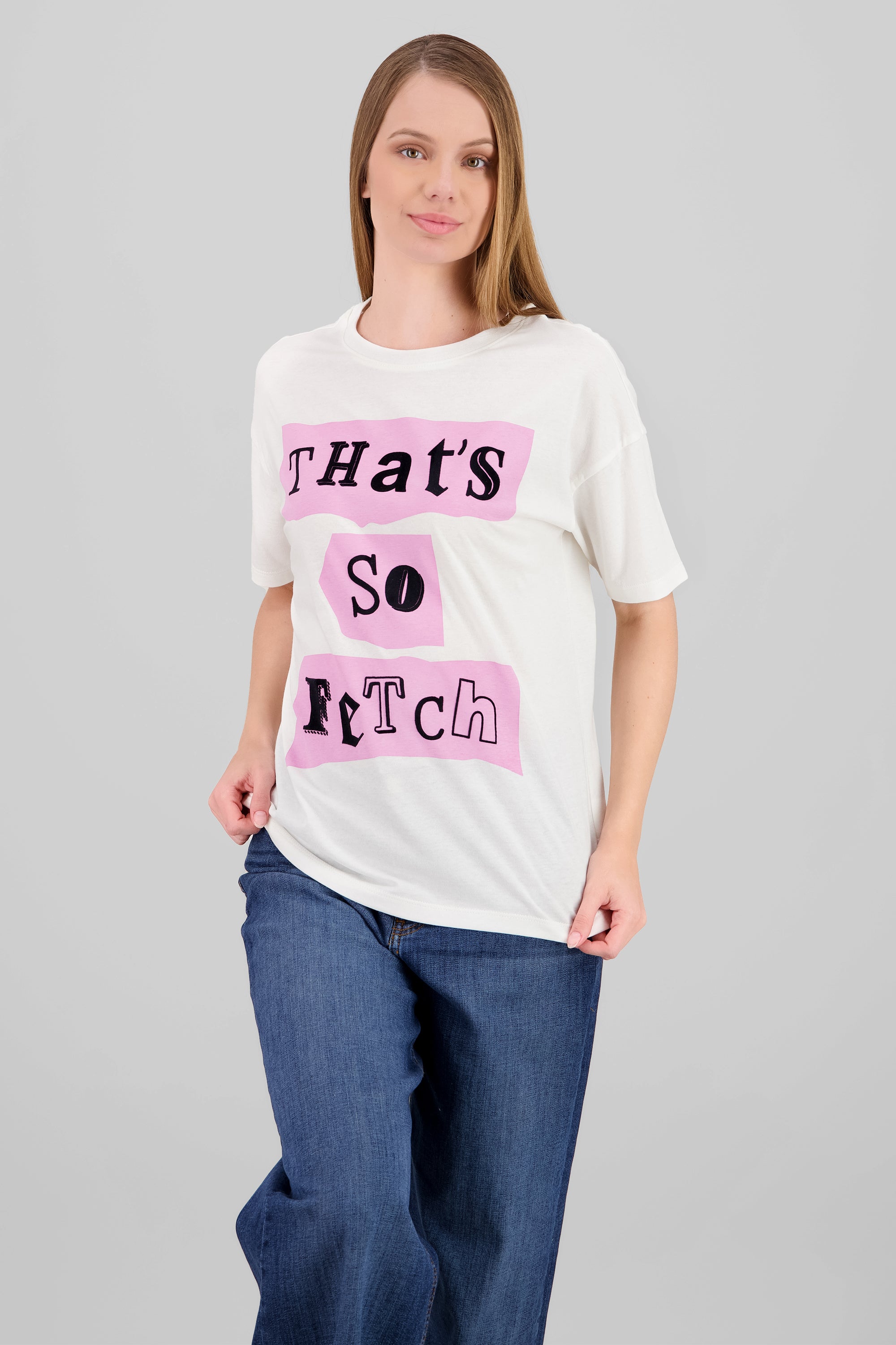 Playera that's so fetch mean girls BLANCO