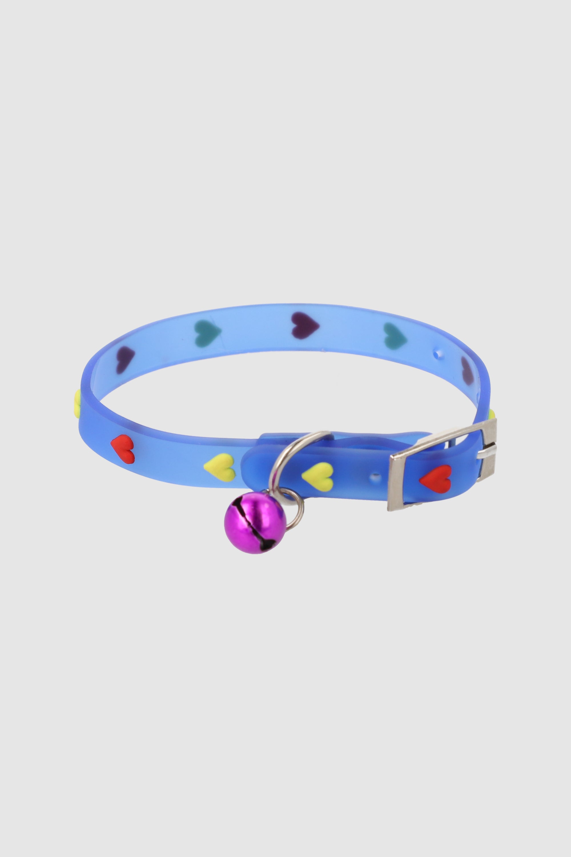 Collar para mascota corazoncitos AZUL