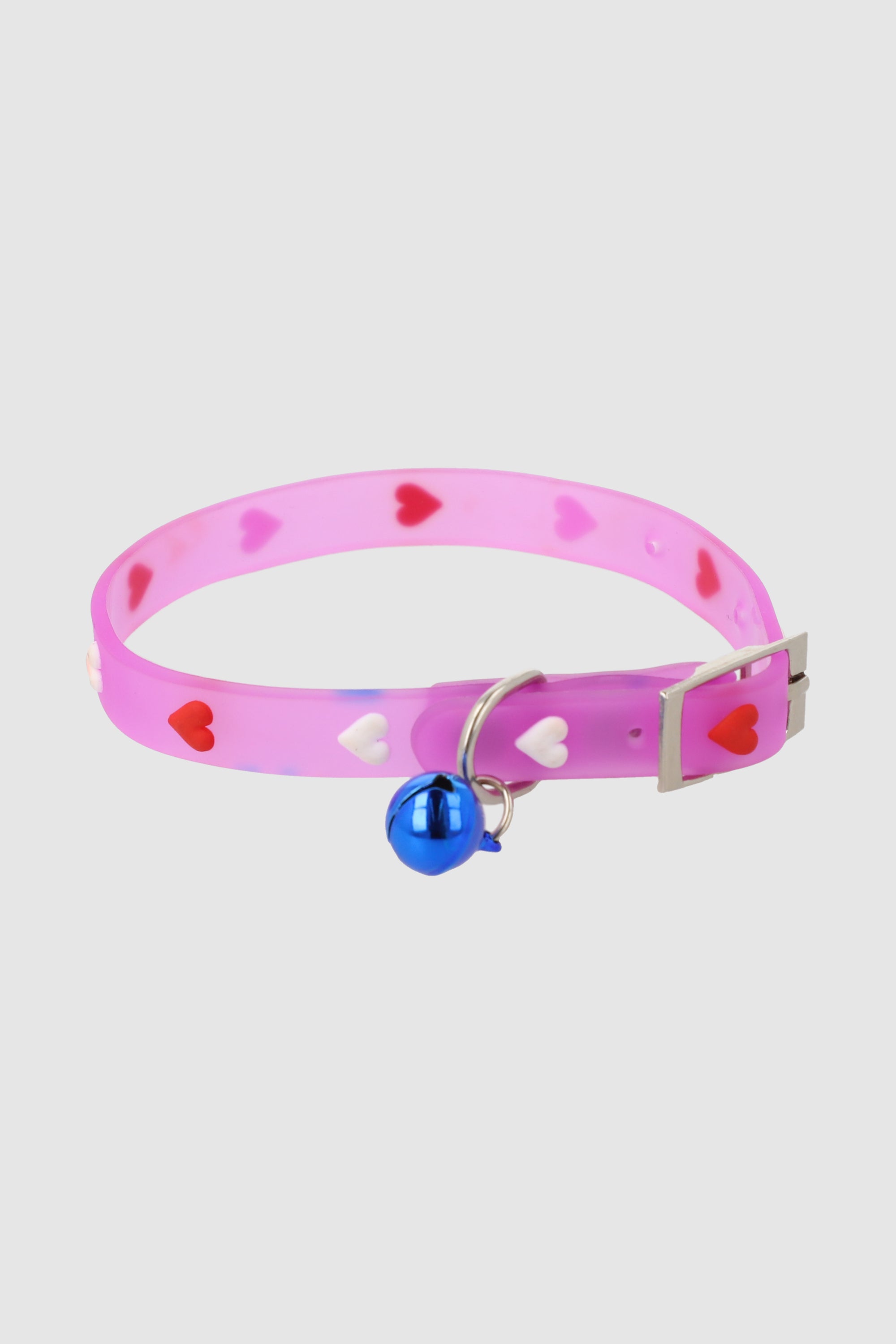 Collar para mascota corazoncitos MORADO