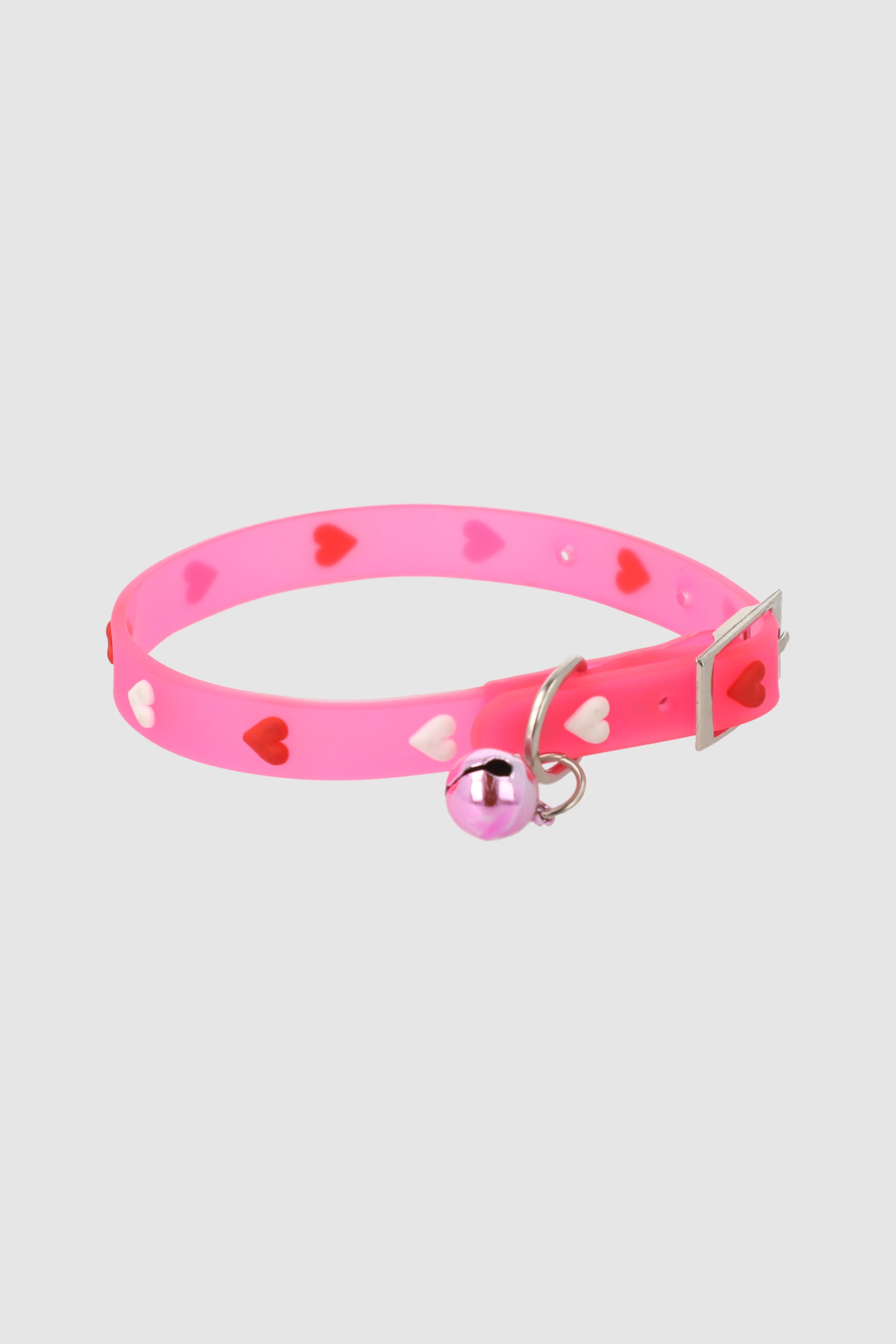 Collar para mascota corazoncitos ROSA