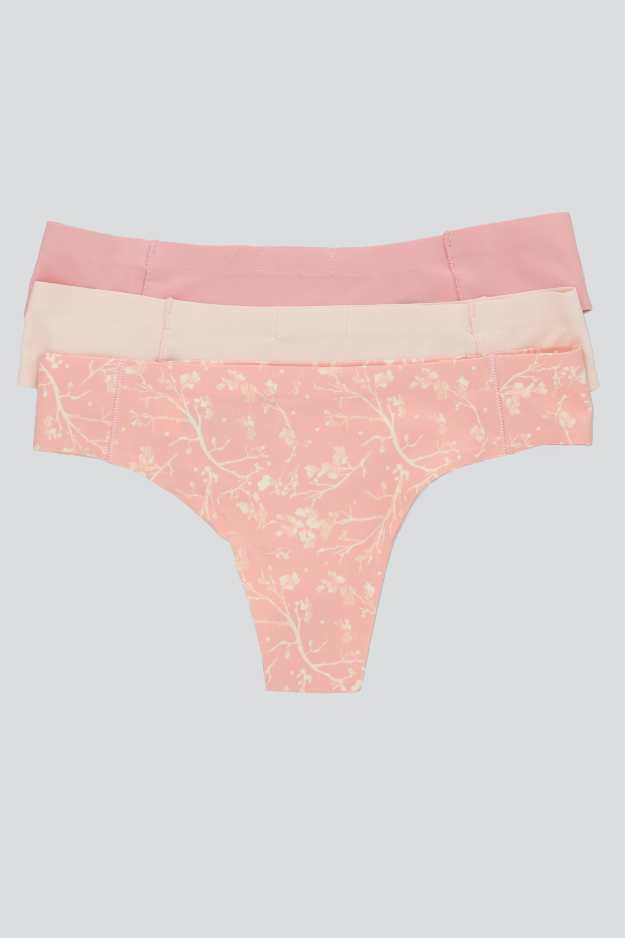 Tripack tangas sin costura ROSA