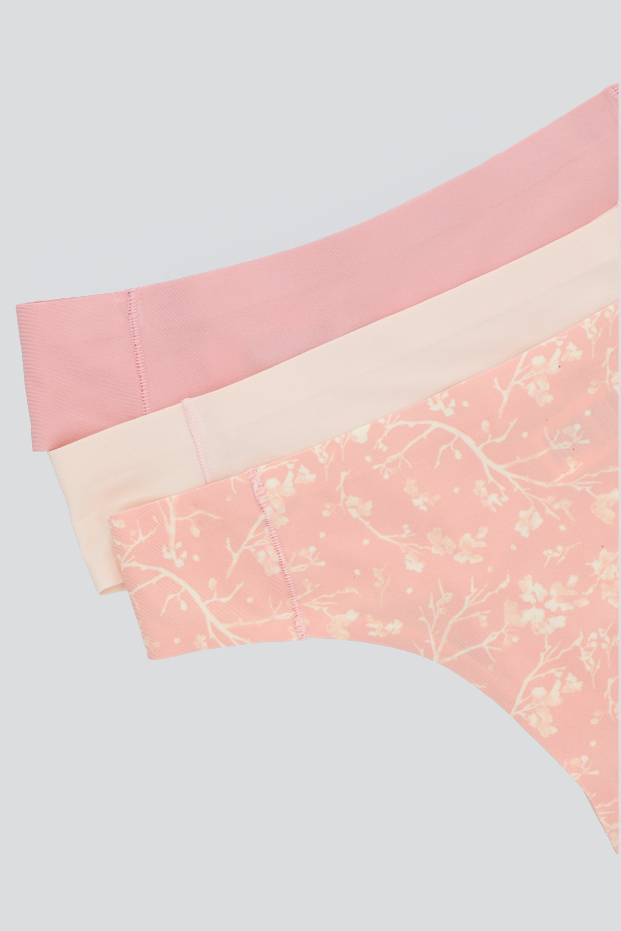 Tripack tangas sin costura ROSA